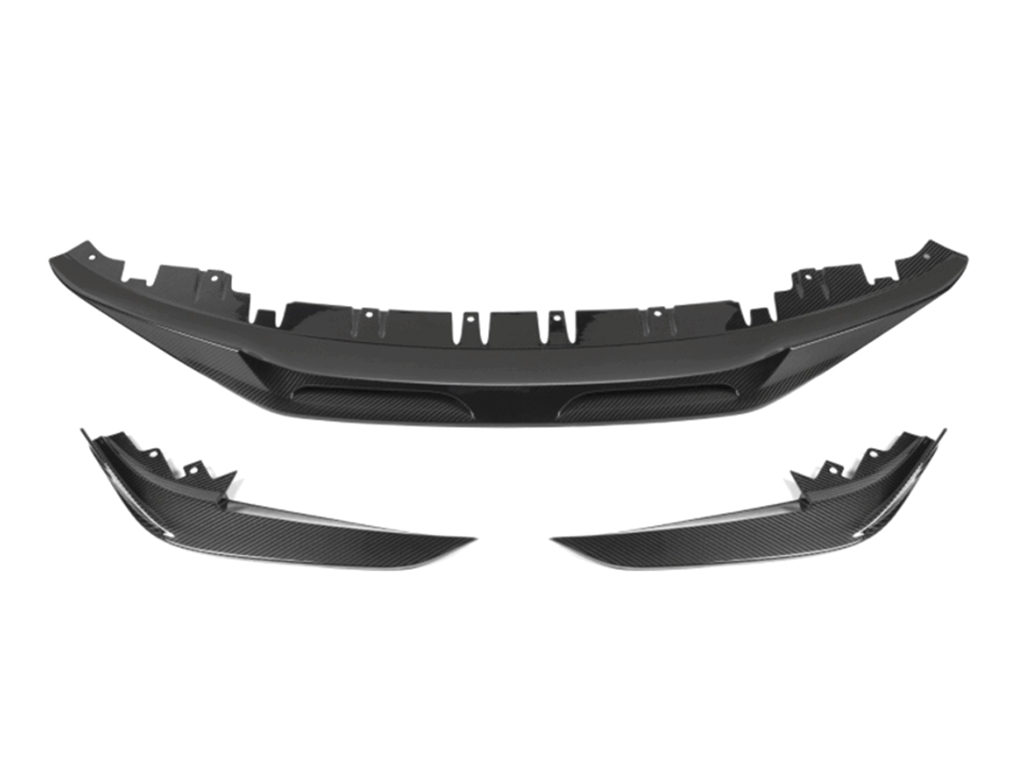 100% Echt Carbon Fiber Frontlippe Spoiler Front Splitter für BMW 4er G26  M-Paket 21-22 – SpeedyParts