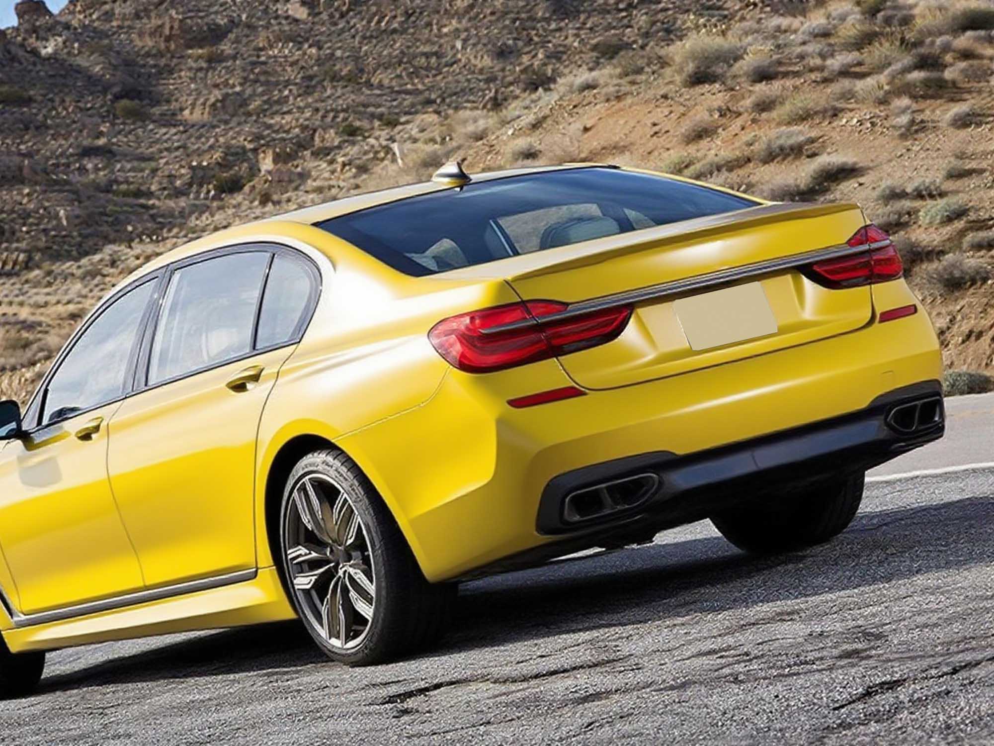 Schwarz Glanz Auspuffblenden Endrohre Auspuff für BMW 7er G11 G12 16-19 et339