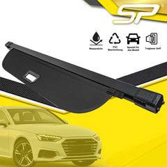 Für Audi A4 Avant B9 15-24 Schwarz Laderaumabdeckung Abdeckrollo Kofferraum Rollo