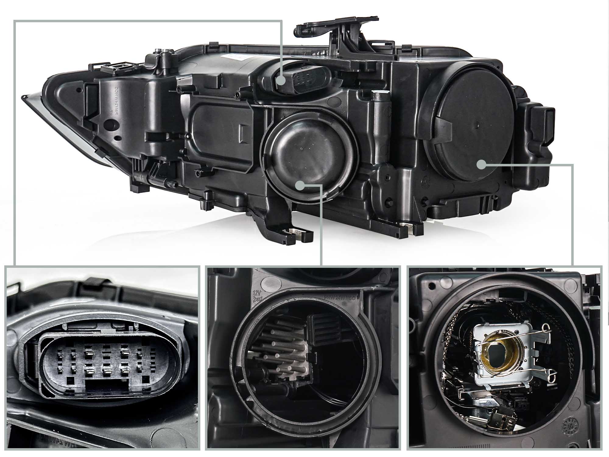 Xenon Scheinwerfer Frontscheinwerfer Tagfahrlicht Rechts für Audi A4 B8 8K 12-15 8K0 941 044