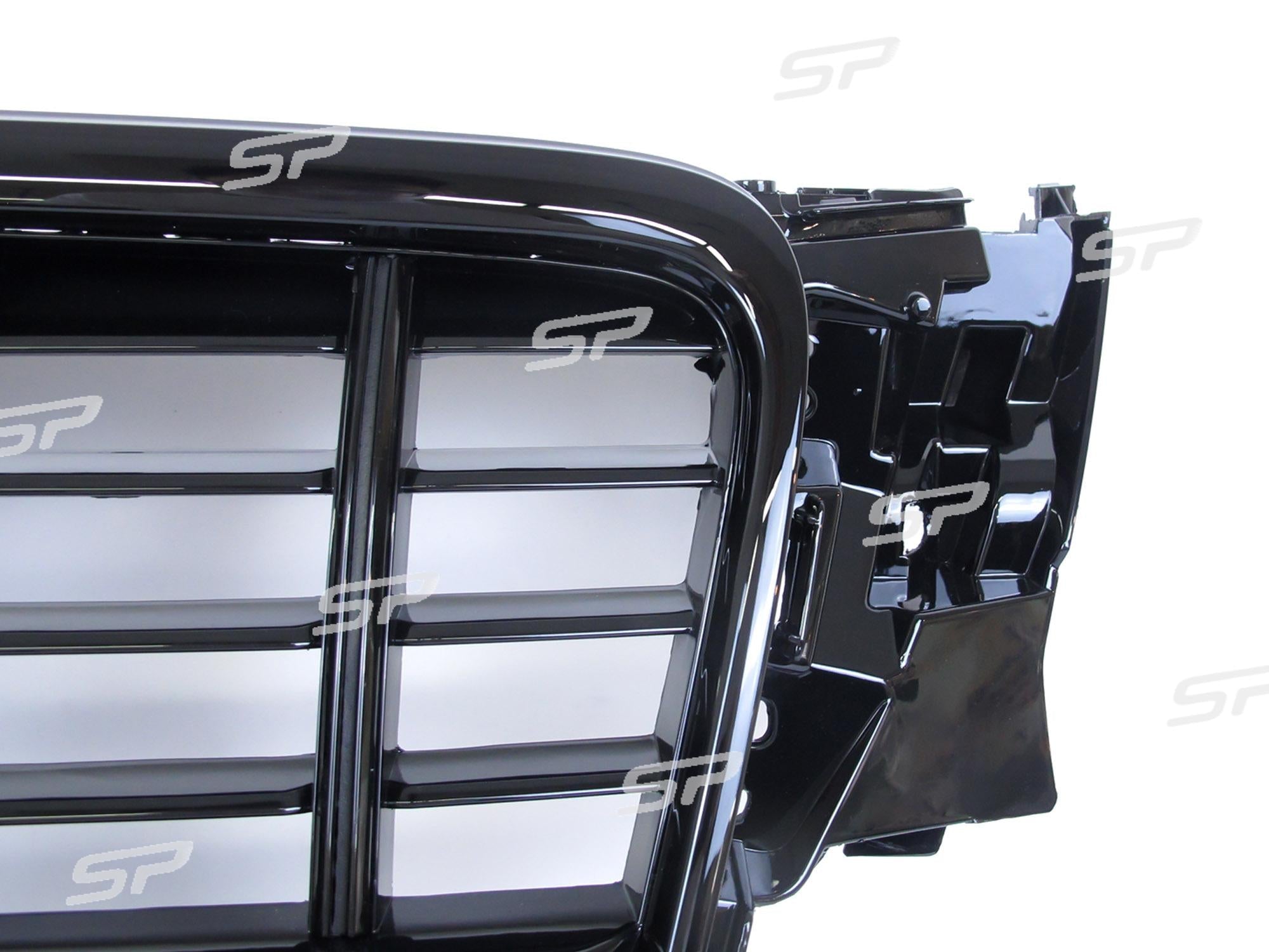 Frontgrill Kühlergrill Schwarz Glanz für Audi A4 S4 B8 Avant Limo S4 2008-2011 fg224