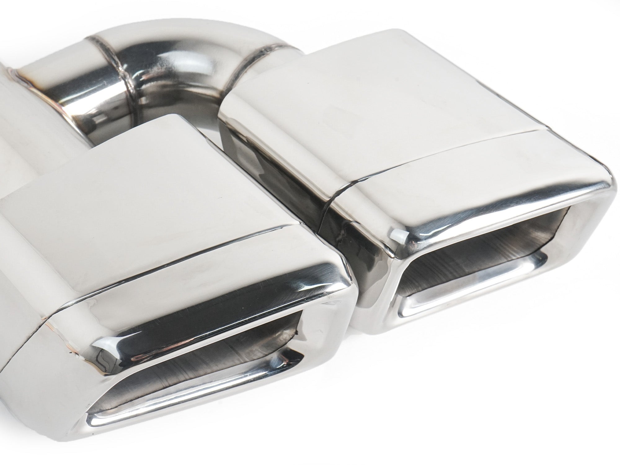 Auspuffblenden Doppelrohr Endrohre Chrom für Mercedes CLS W218 C218 C219 W221 S63 AMG W212 et91
