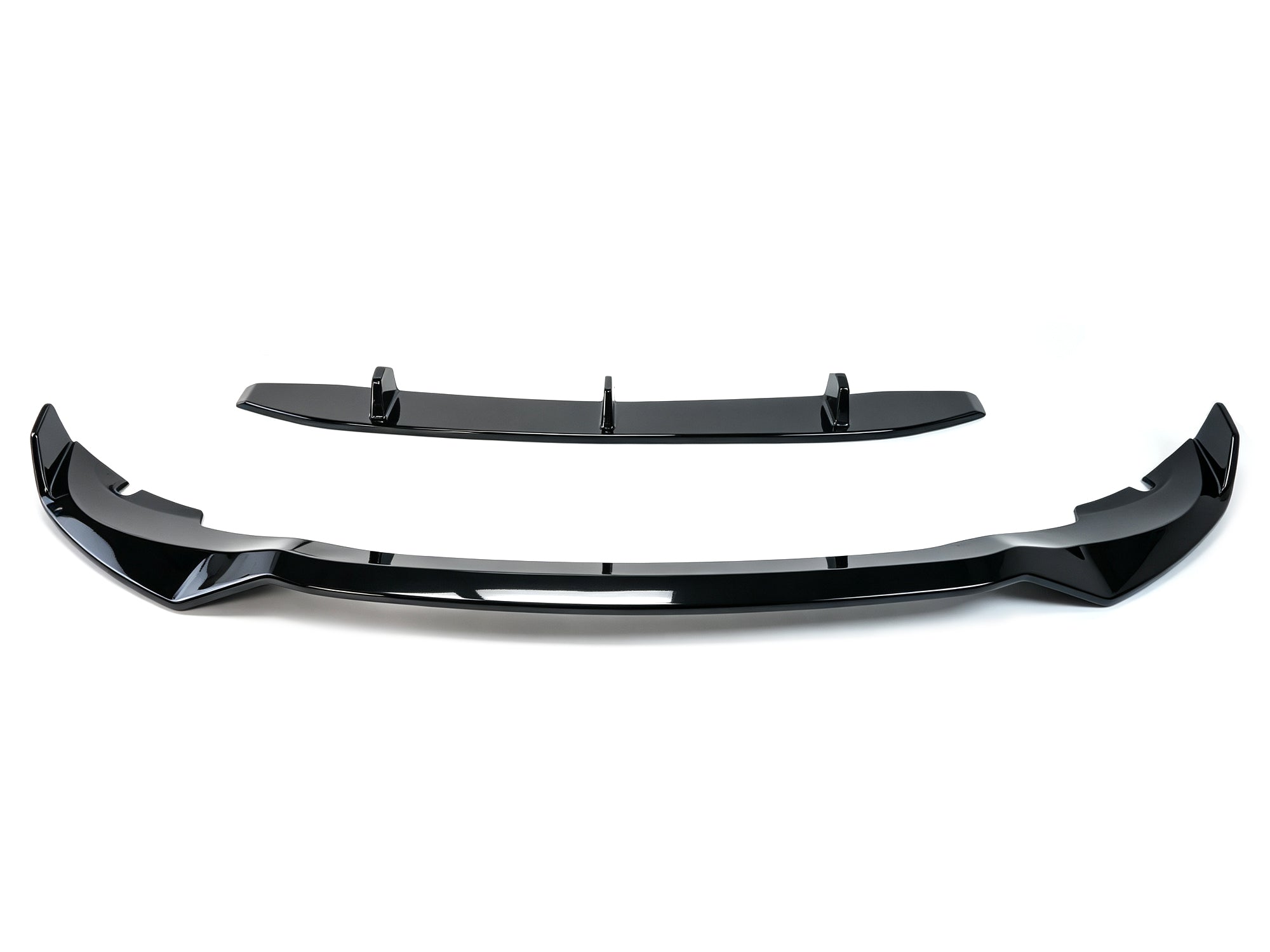Schwarz Frontspoiler Spoiler Lippe Stoßstange für BMW X5 G05 Mit M Paket 19-23