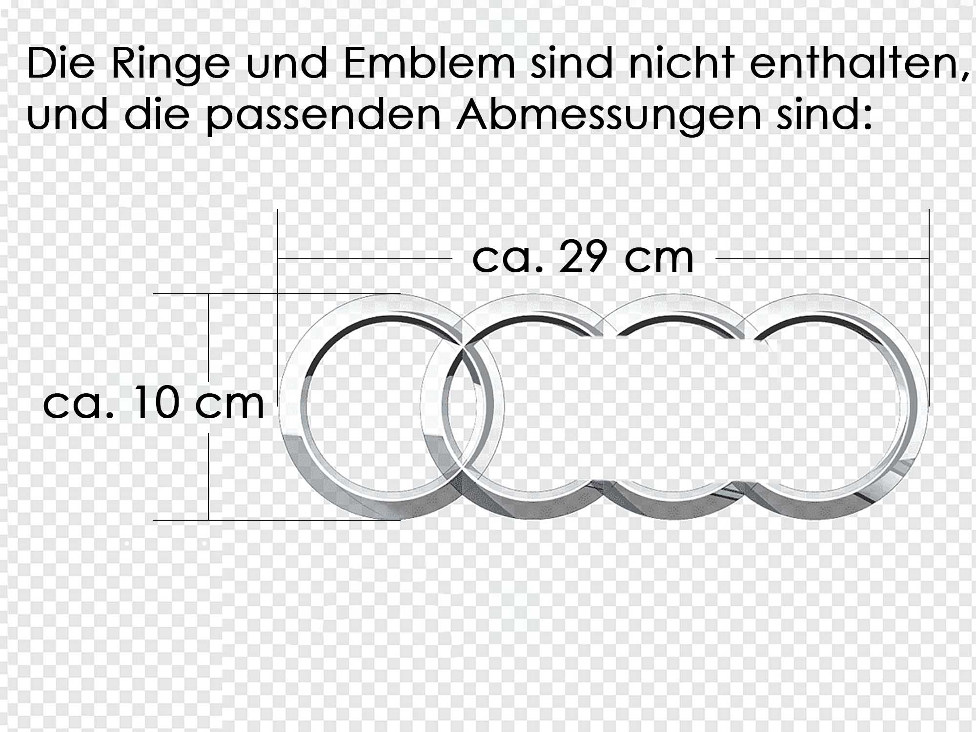 Schwarz Kühlergrill Front Grill Wabengrill für AUDI Q5 8R 2008-2012