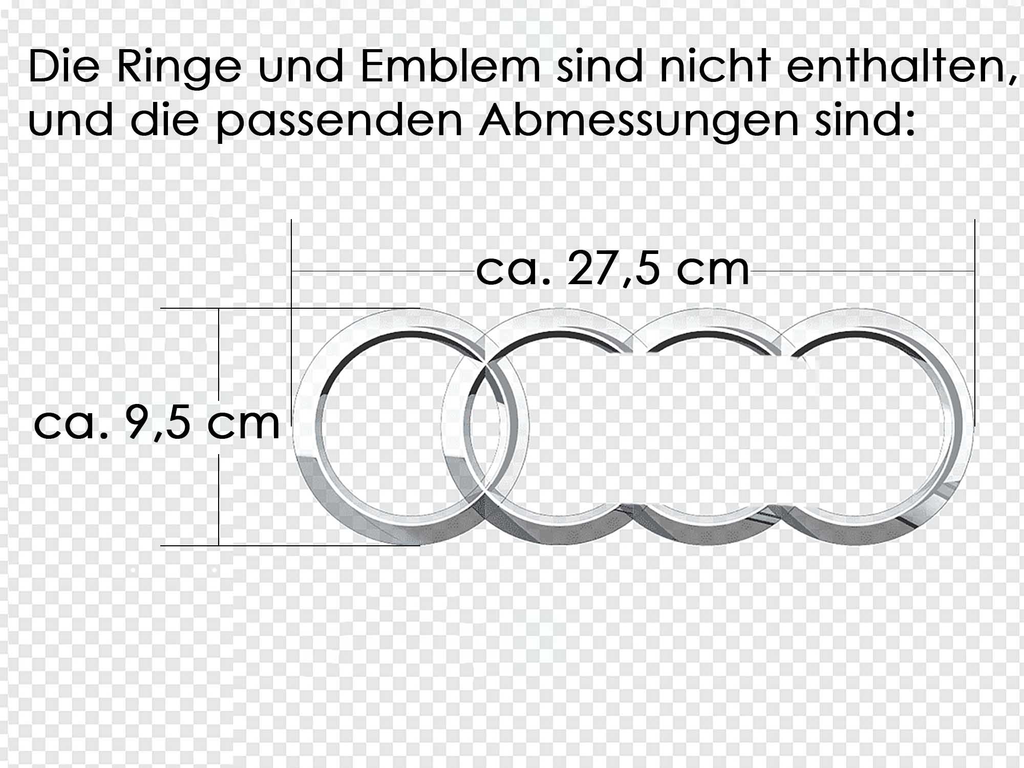 Wabengrill Kühlergrill Grill Schwarz für AUDI A3 8V S3 2012-2016 vor Facelift fg87