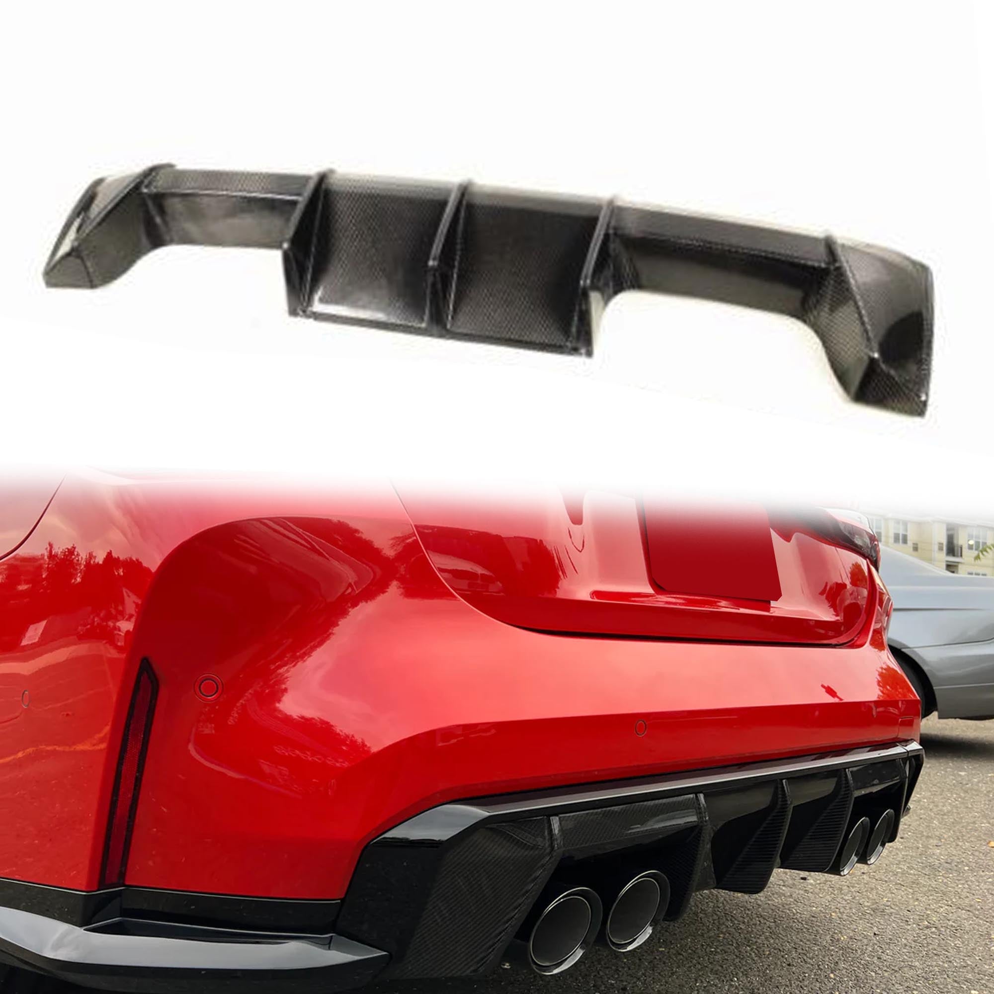 NEU 100% Carbon Fiber Diffusor Heckansatz Passend für G80 M4 G82 M3 ab 2021
