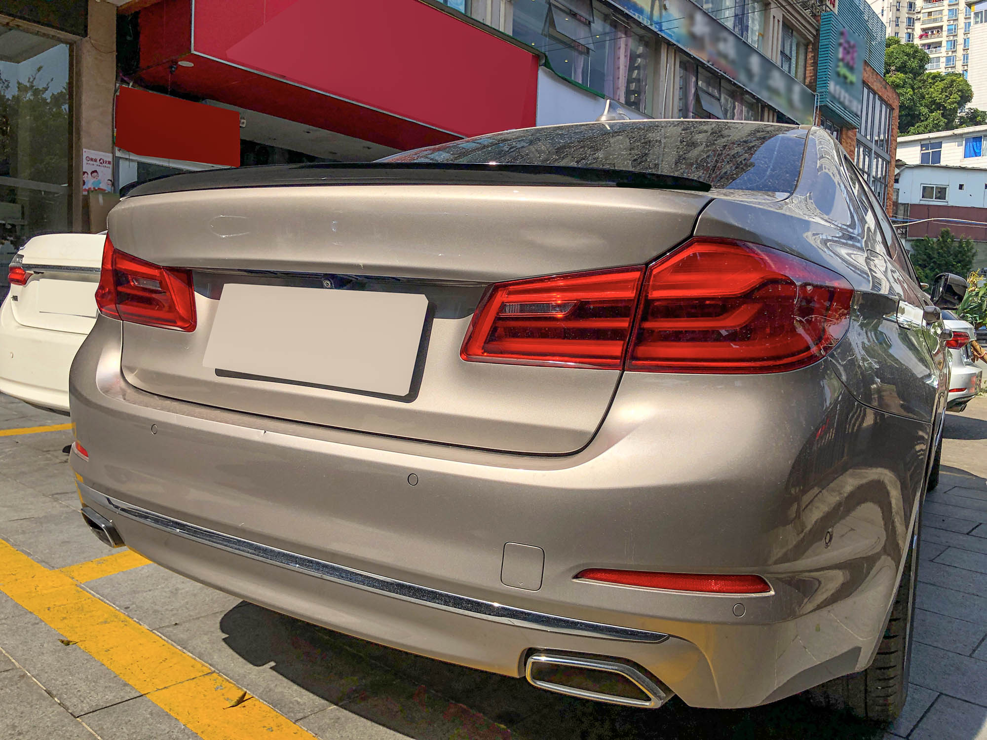 Heckspoiler Dachspoiler Spoilerlippe Schwarz Passend für 5er G30 Limo M5 F90 518d 520d 525d 520i 2016-2022 sp18