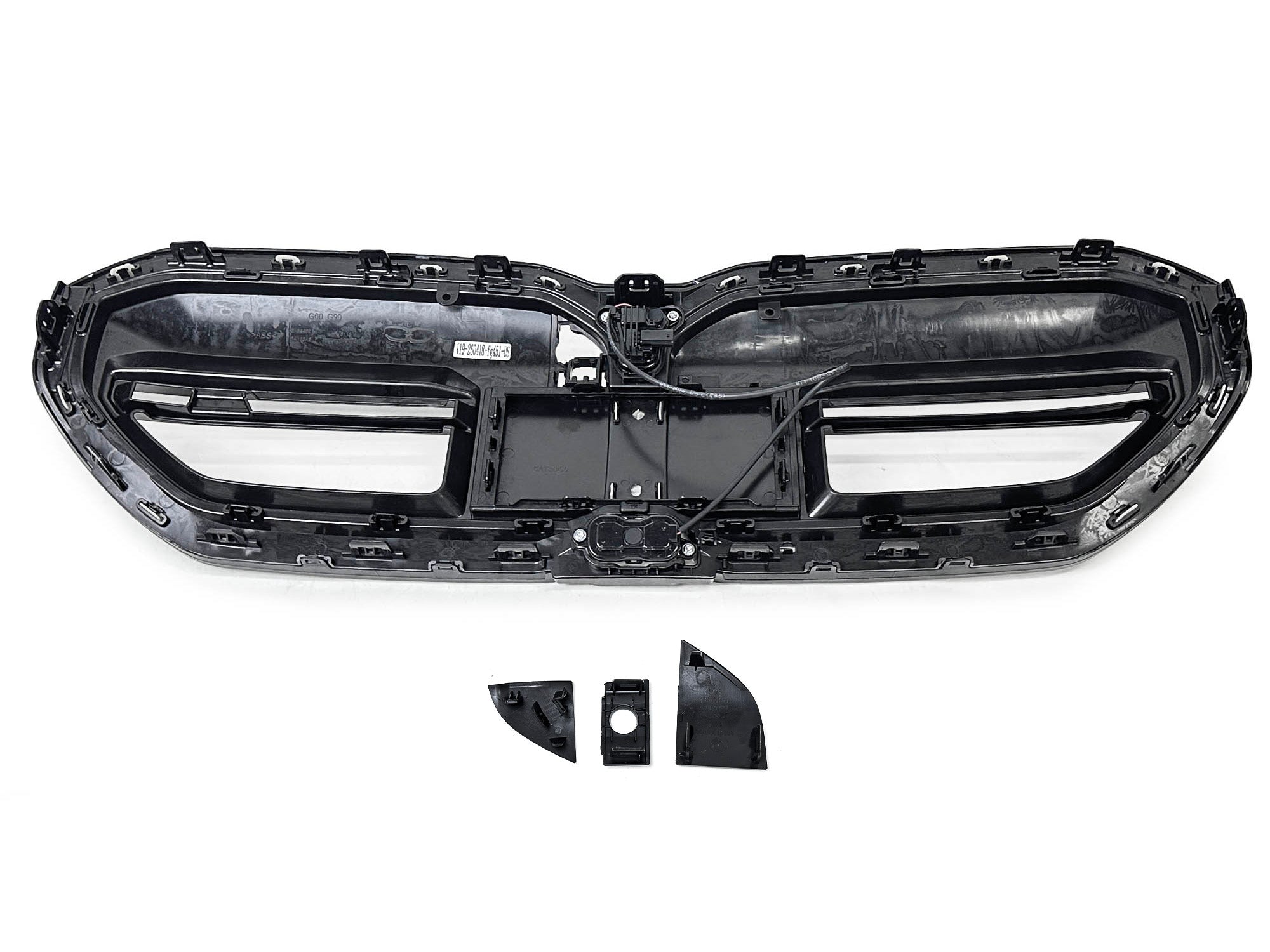 LED Kühlergrill Niere Grill Schwarz Glanz für BMW 5er G60 G61 i5 ab 2023+