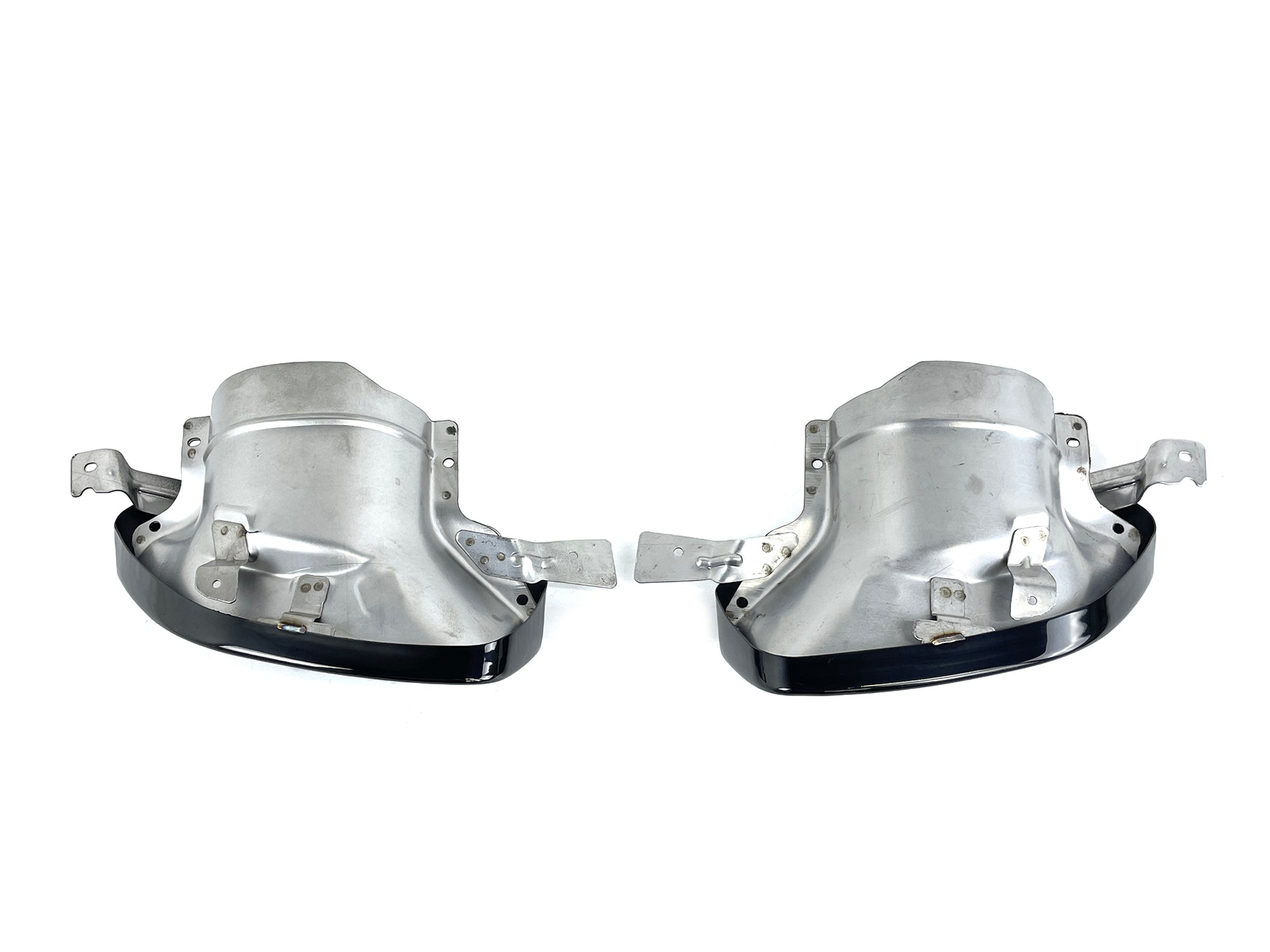 M340i Look Auspuffblenden Endrohre Schwarz für BMW 3er G20 G21 M Sport 4er G26 M240i i4 2019+