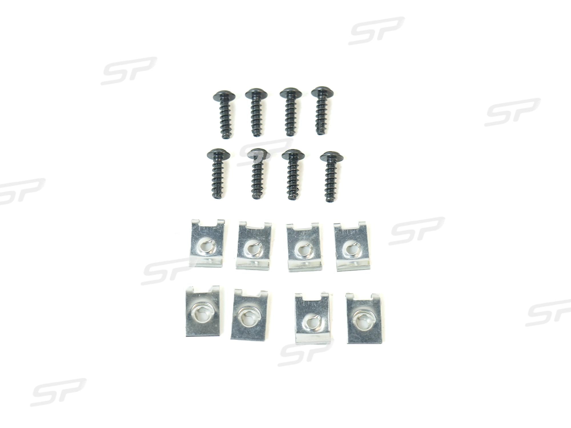 Schwarz Heckdiffusor Endrohre C43 Look für Mercedes W205 S205 Seriens Avantgarde