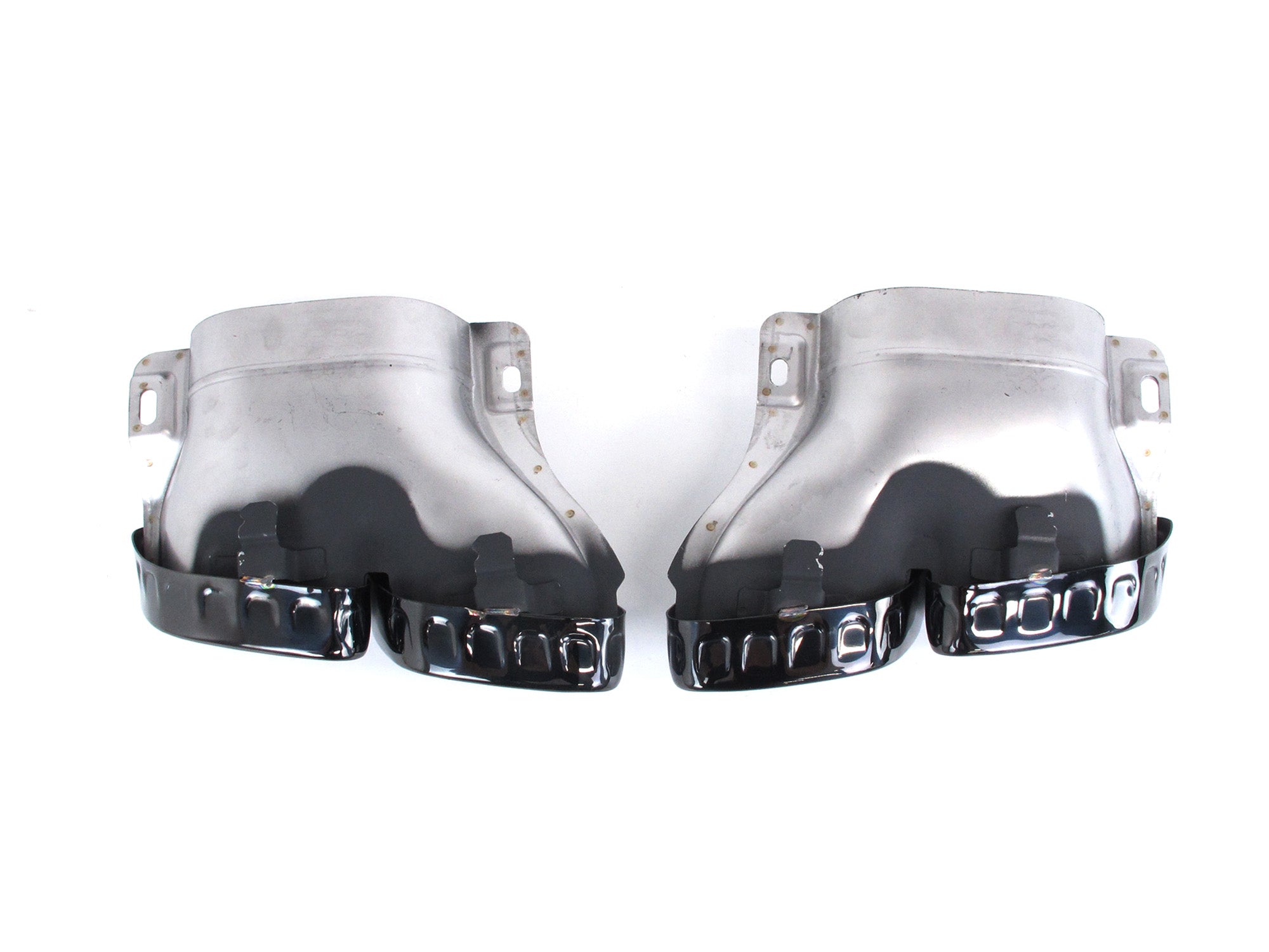 C63 Optik Heckdiffusor Diffusor Auspuff Schwarz Glanz für Mercedes W206 S206 AMG Line C43 AMG 2022+
