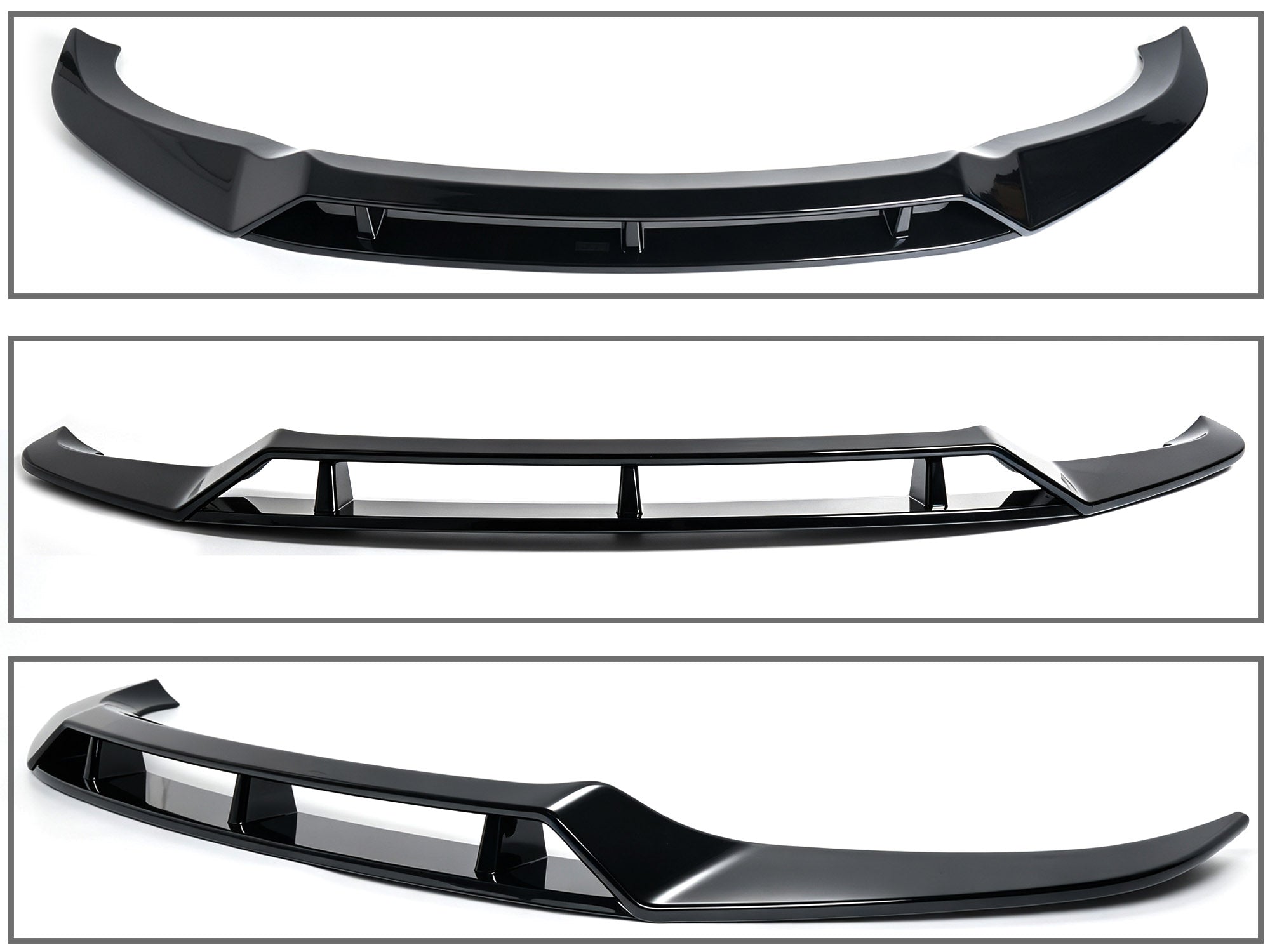 Schwarz Stoßstange Spoiler Lippe Frontspoiler für BMW X6 G06 M Paket 19-25