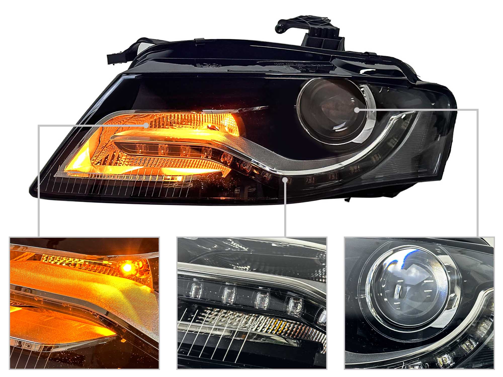 Scheinwerfer Frontscheinwerfer Links für Audi A4 8K 2007-2011 Xenon D3S LED