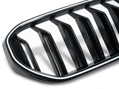 Schwarz LED Kühlergrill Grill Frontgrill für BMW 5er G30 G31 LCI 2021-2025