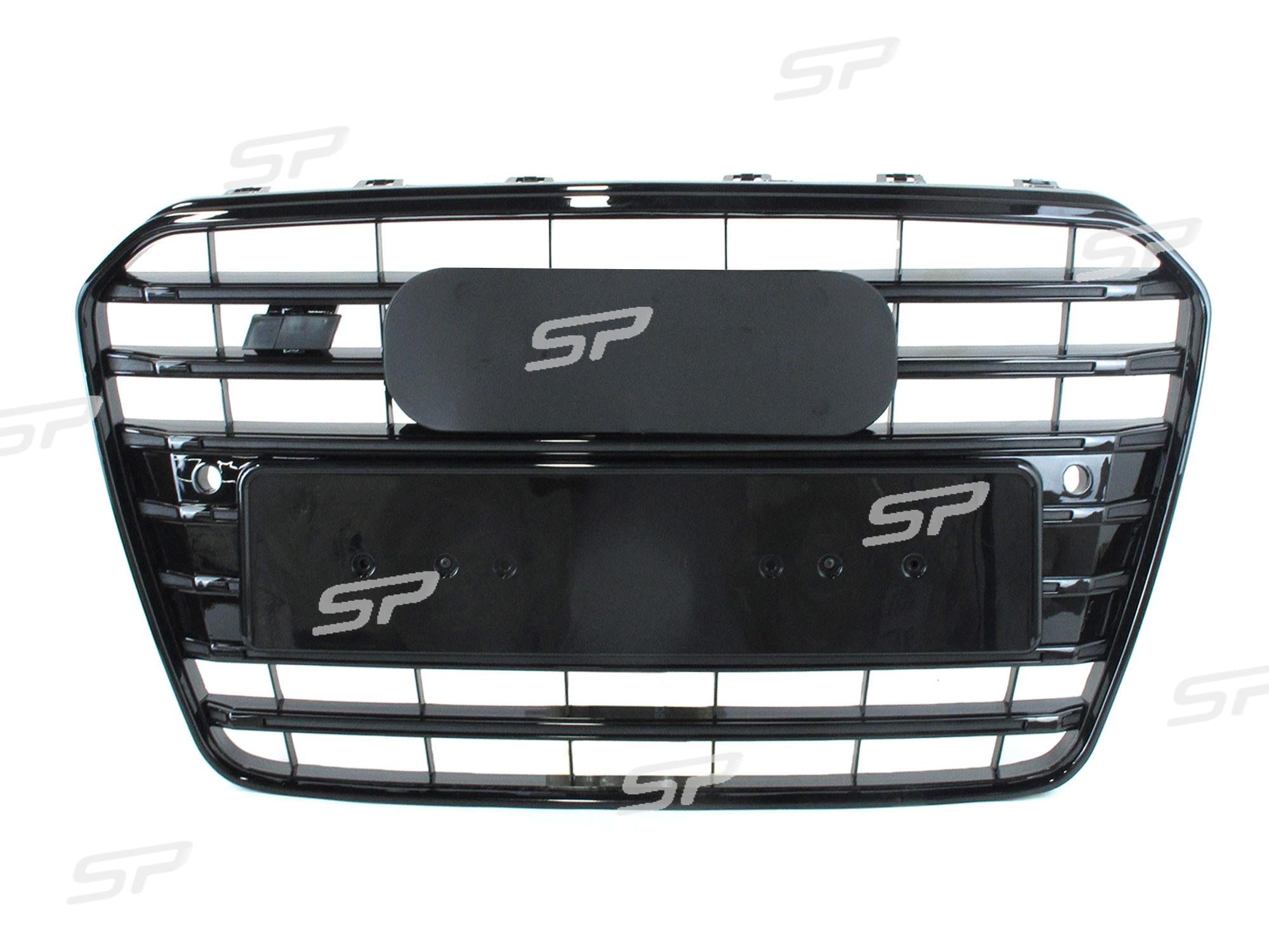 S5 Optik Schwarz Frontgrill Grill Kühlergrill für AUDI A5 S5 8T B8 Sportback Coupe Cabrio 2012-2016 Facelift