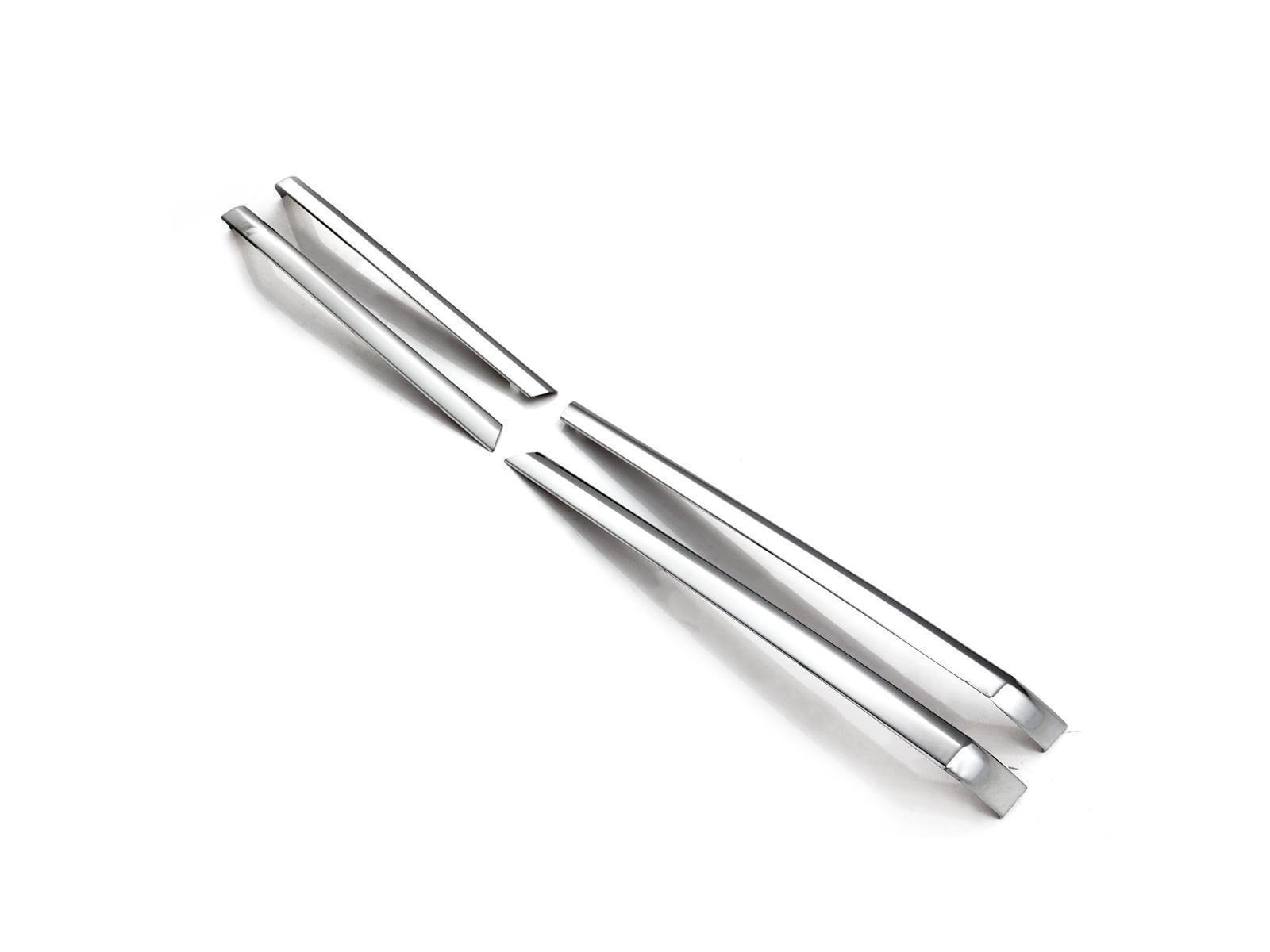 Kühlergrill Leisten für VW Crafter ab 2017 4 tlg Edelstahl Grillleisten Silber
