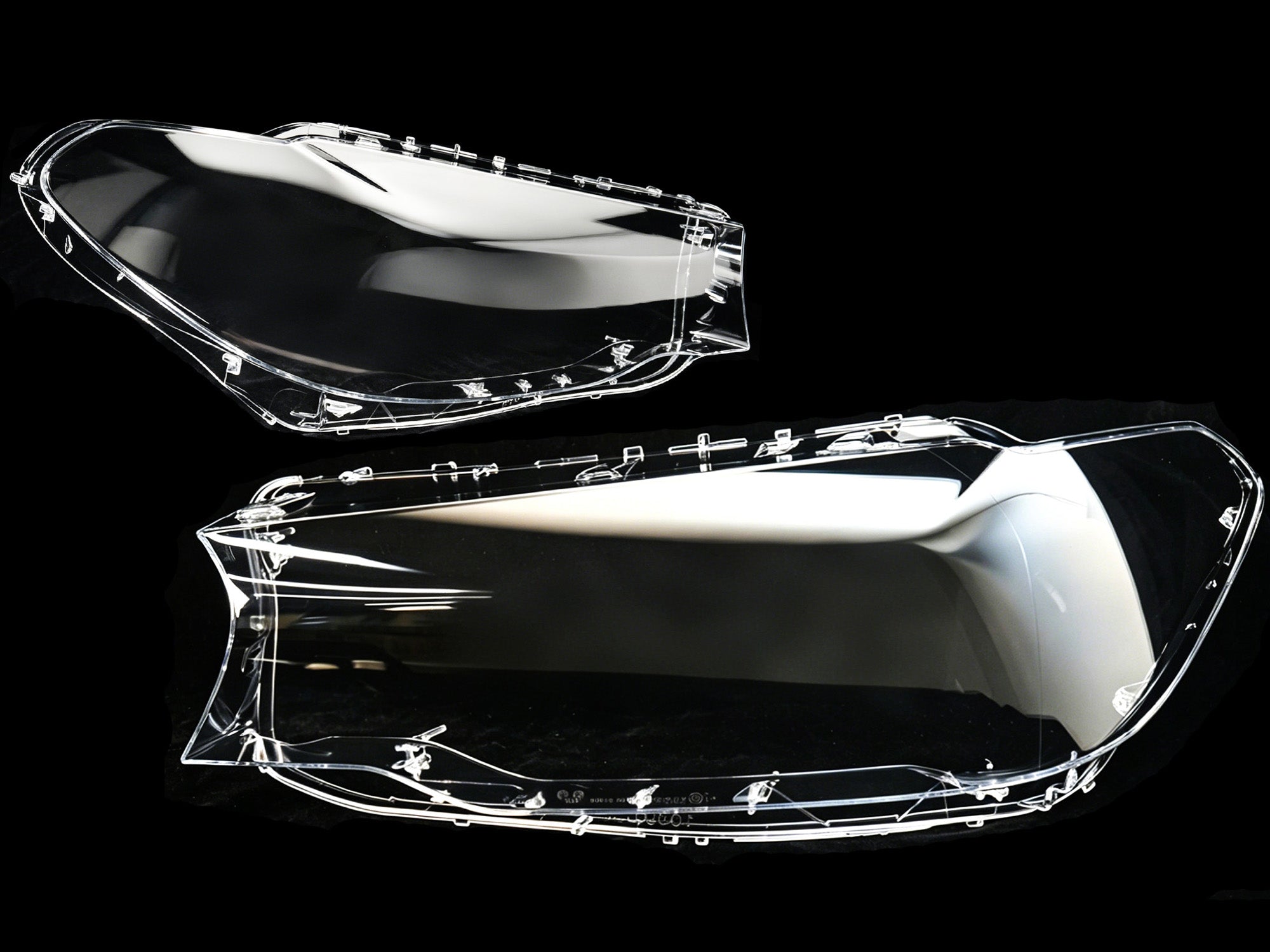 Paar Klar Scheinwerferabdeckungen Glas Streuscheibe für BMW 5er G30 G31 2016-2020