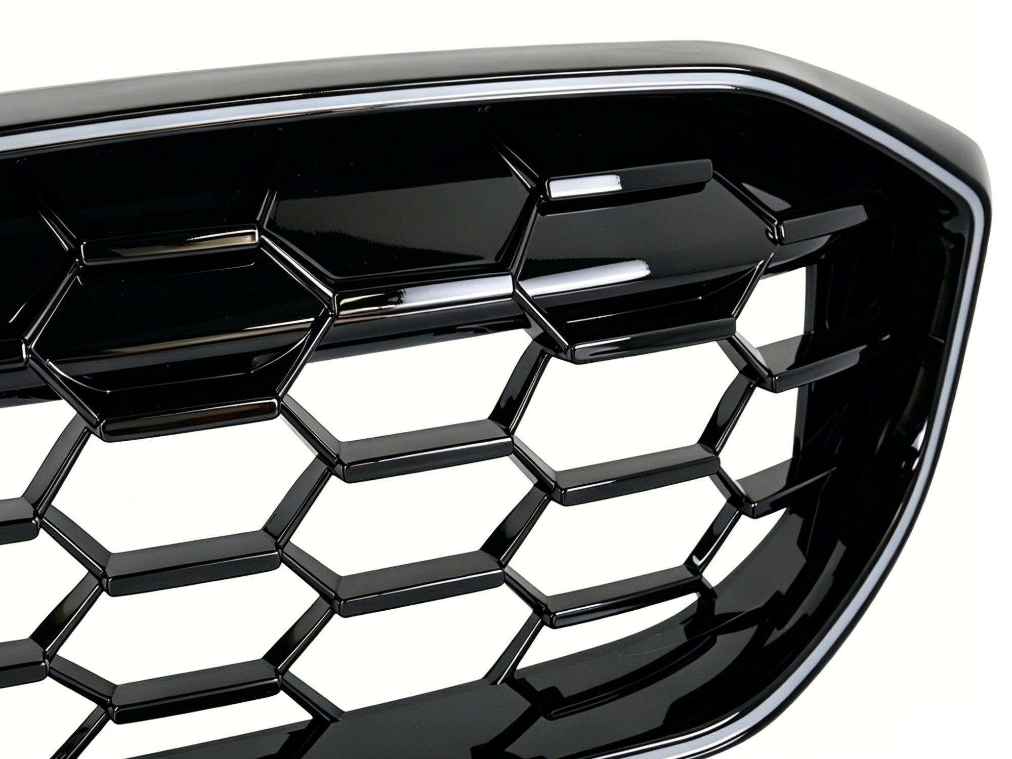 Schwarz LED Diamantgrill Kühlergrill Grill für BMW 3er G20 G28 G21 LCI 23+