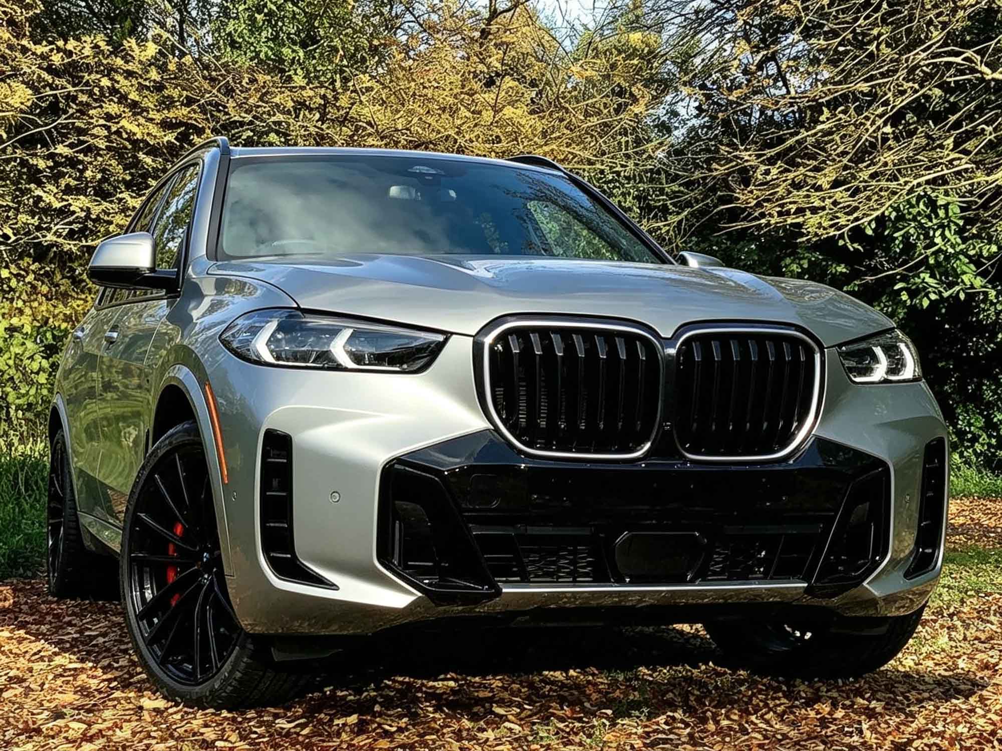 LED Kühlergrill Grill Frontgrill Schwarz Einsteg für BMW X5 G05 2023-2026 LCI