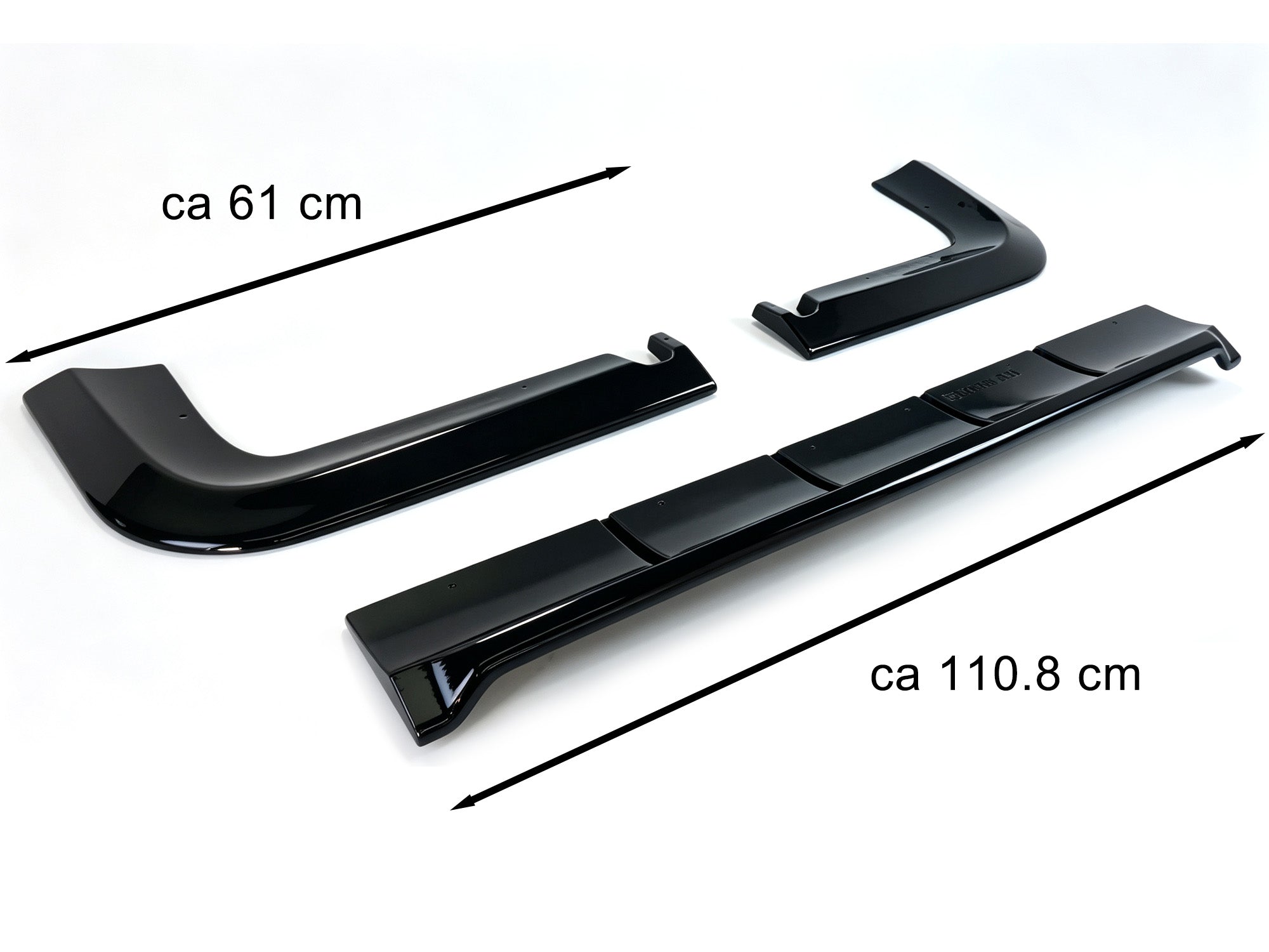 Heckdiffusor Diffusor Schwarz Glanz für Mercedes Benz Vito W447 14-19 OHNE ABE