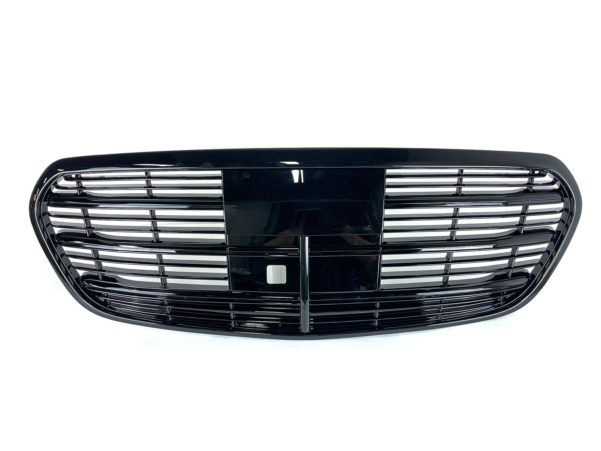 Schwarz Glanz Kühlergrill Frontgrill für Mercedes-Benz S-Klasse W223 Limo mit ACC ab20 fg300