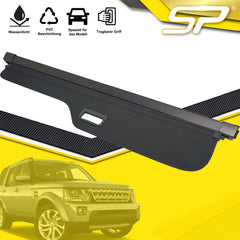 Für Land Rover Discovery 3 & 4 2004-2017 Schwarz Laderaumabdeckung Abdeckrollo Rollo