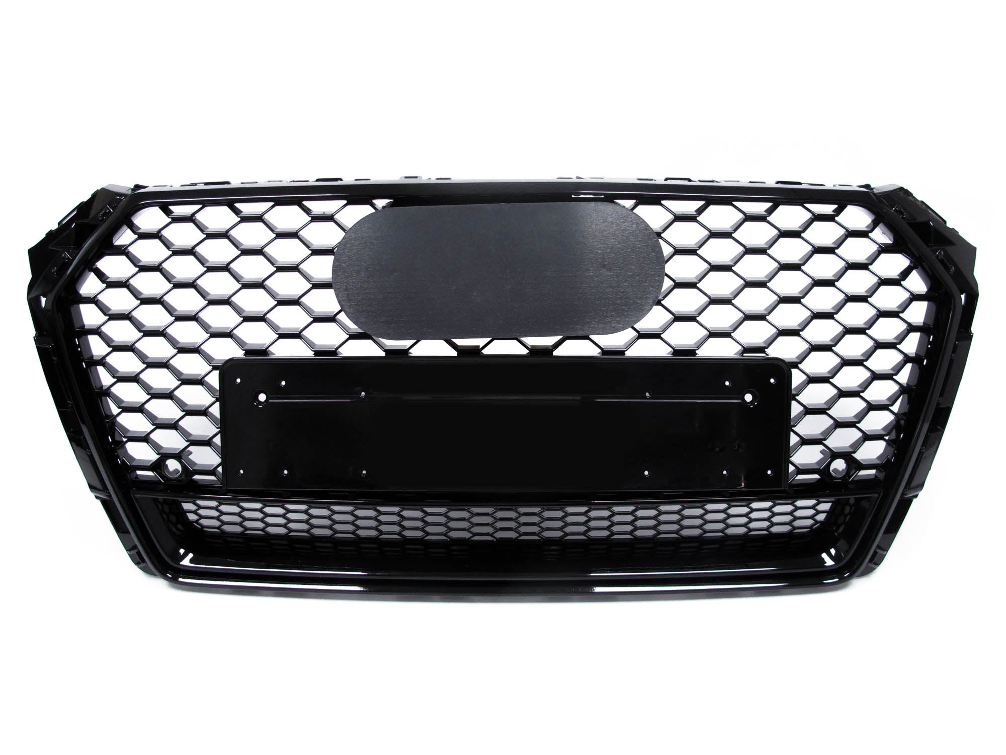 Wabengrill Grill Kühlergrill Schwarz für AUDI A4 S4 B9 Limo Avant S-Line 15-19
