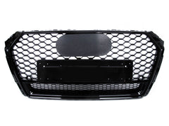 Wabengrill Grill Kühlergrill Schwarz für AUDI A4 S4 B9 Limo Avant S-Line 15-19