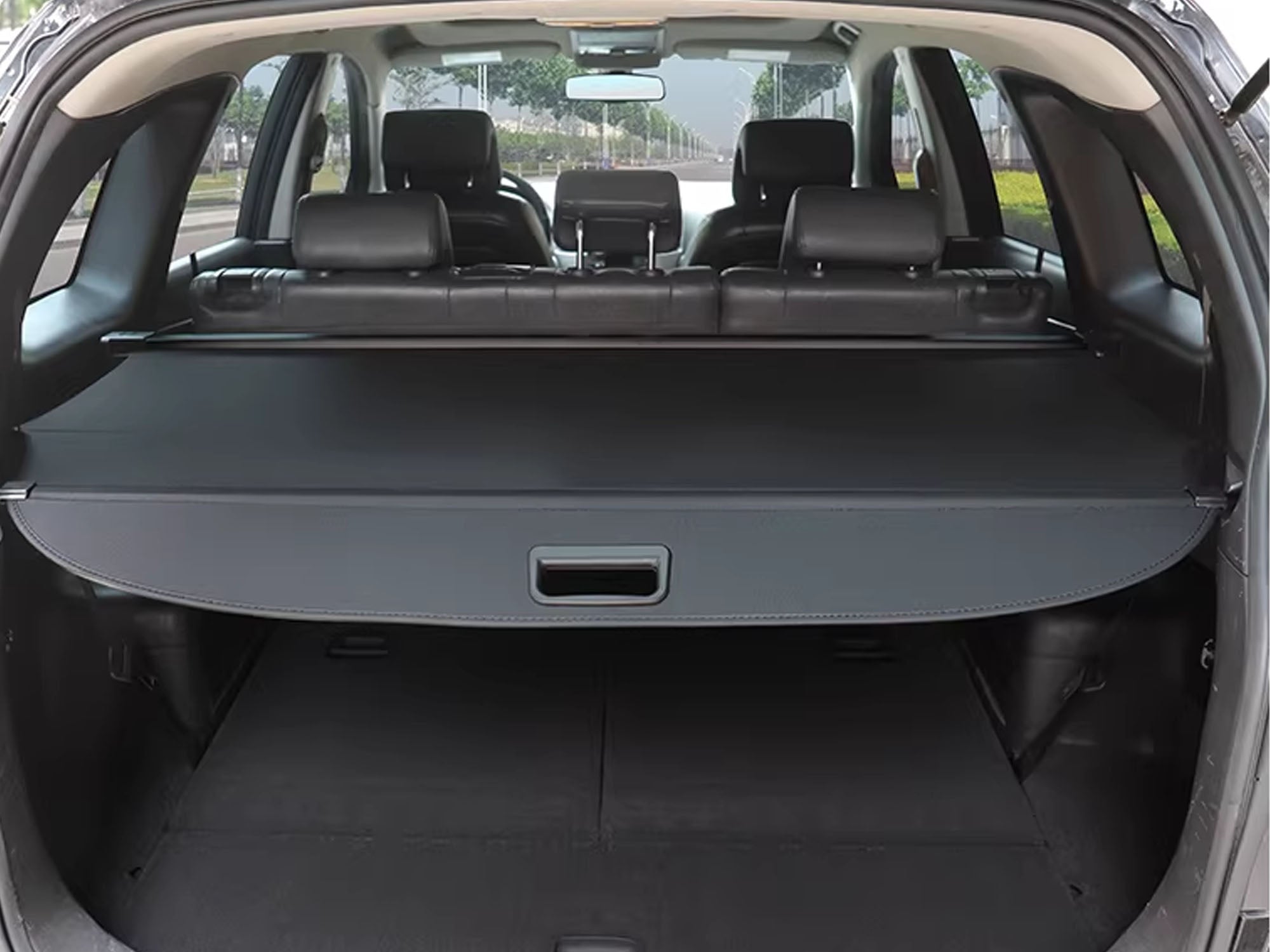 Für VW Touran 03-15 Schwarz Laderaumabdeckung Abdeckrollo Kofferraum Rollo