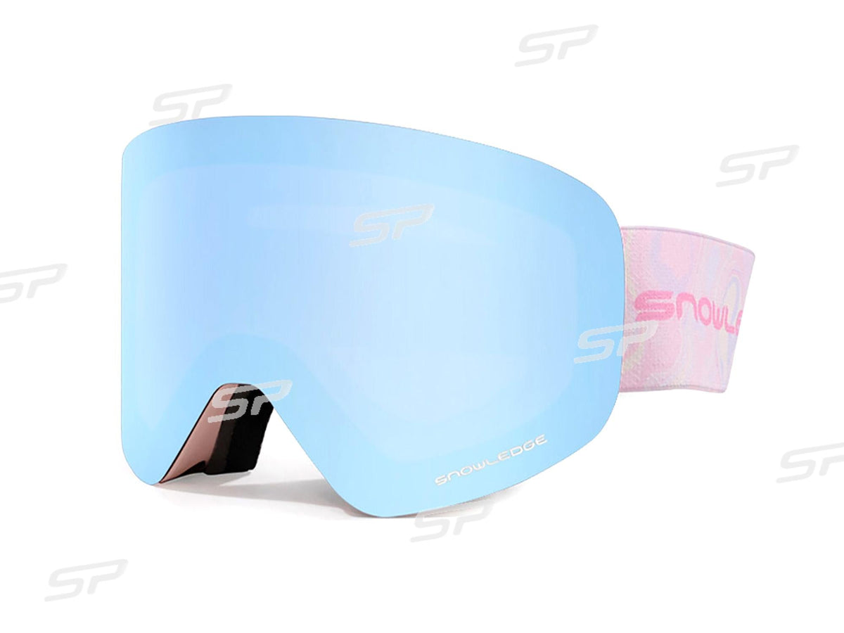 UV-Schutz Skibrille Anti-Nebel Schneebrille Winddicht SKi Goggles mit OTG-Design für Brillenträger Damen und Herren HB-197B