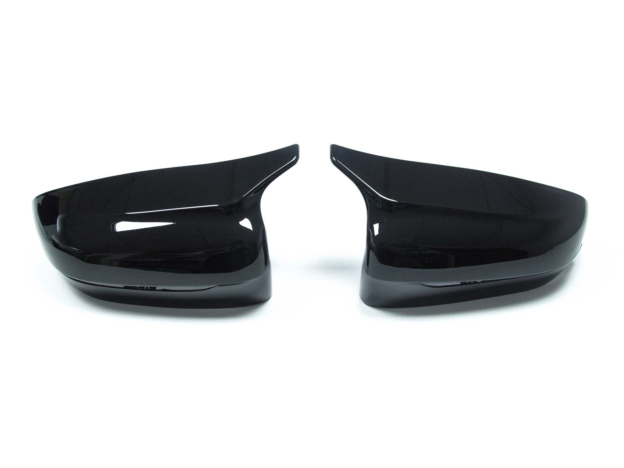 Set Spiegelkappen schwarz Glanz Vorfacelift Modelle passt für BMW