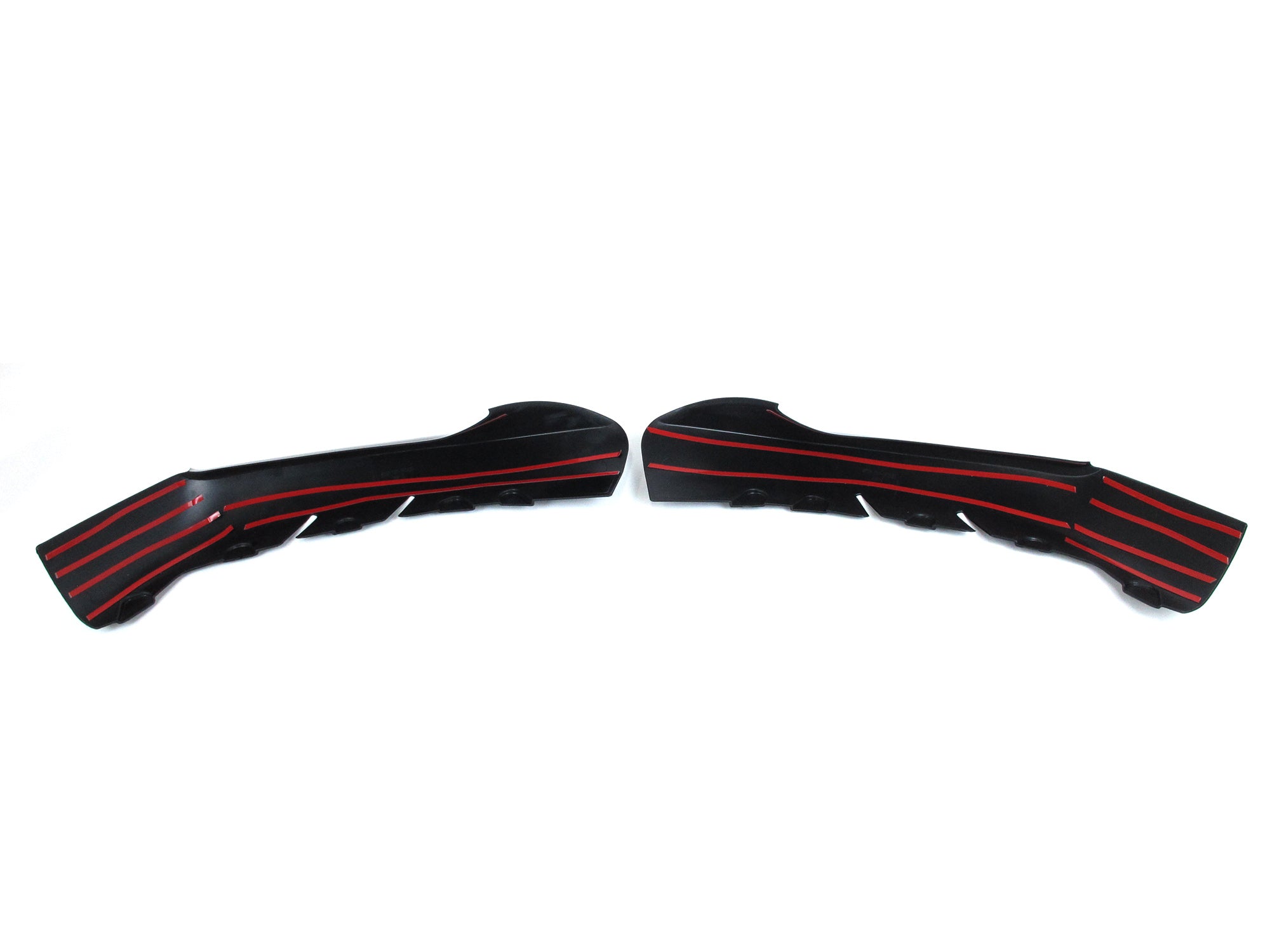 Front Spoiler Splitter Ecken Ansätze Schwarz Passend für 5er G30 G31 Sport Paket 2017-2020 Vor LCI