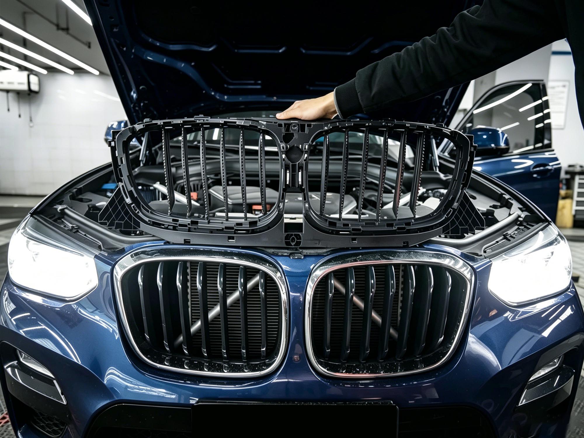 Luft Kühlergrill Träger Luftführung Luftkanal Für BMW X3 G01 2017+ X4 G02 2018+