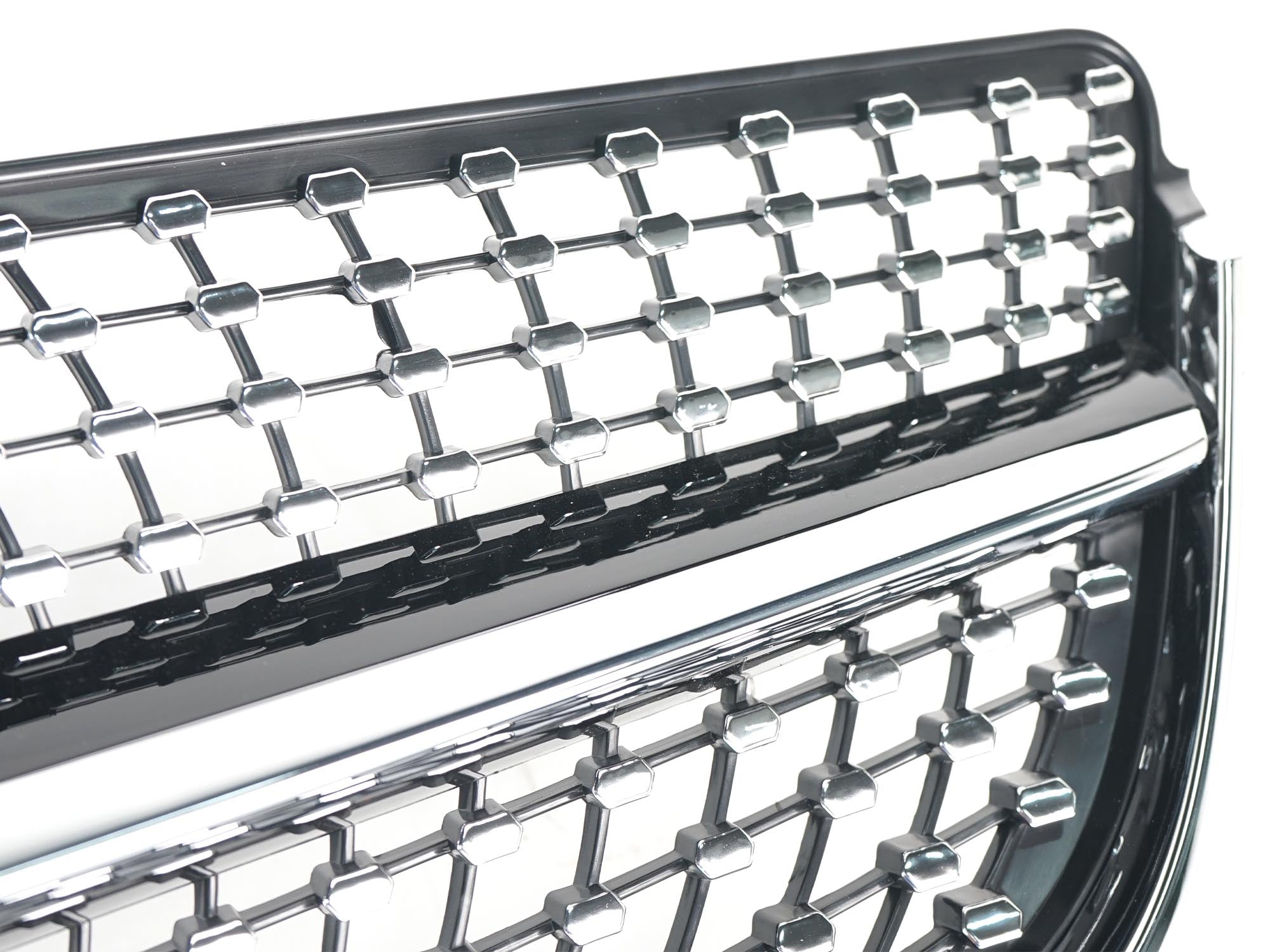Diamant Frontgrill Kühlergrill Schwarz für Mercedes E Klasse C207 Coupe A207 Cabrio 2013-2017 fg187