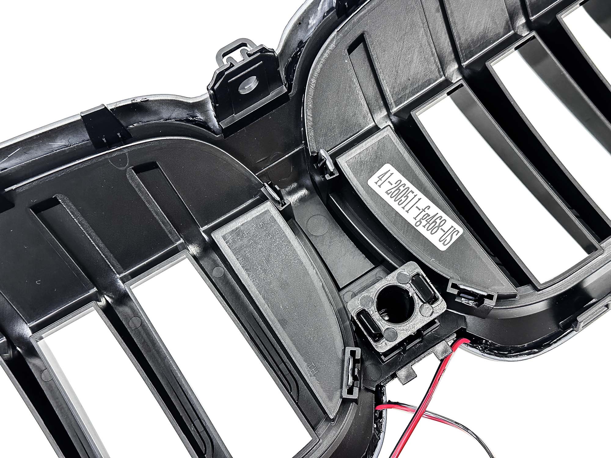 Schwarz LED Kühlergrill Grill Frontgrill für BMW 3er G20 G21 2019-2022 vor LCI