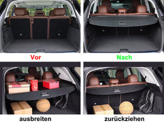 Für Mercedes R Klasse W251 2006-2013 Laderaumabdeckung Abdeckrollo Kofferraum
