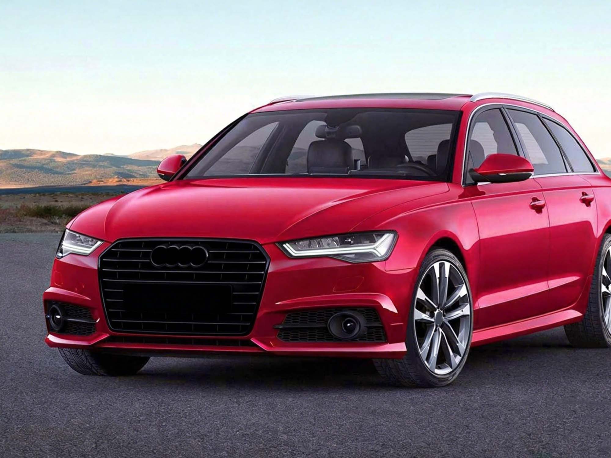 Schwarz Glanz Kühlergrill Grill für AUDI A6 C7 S6 4G Limo Avant 11-14 vor MOPF
