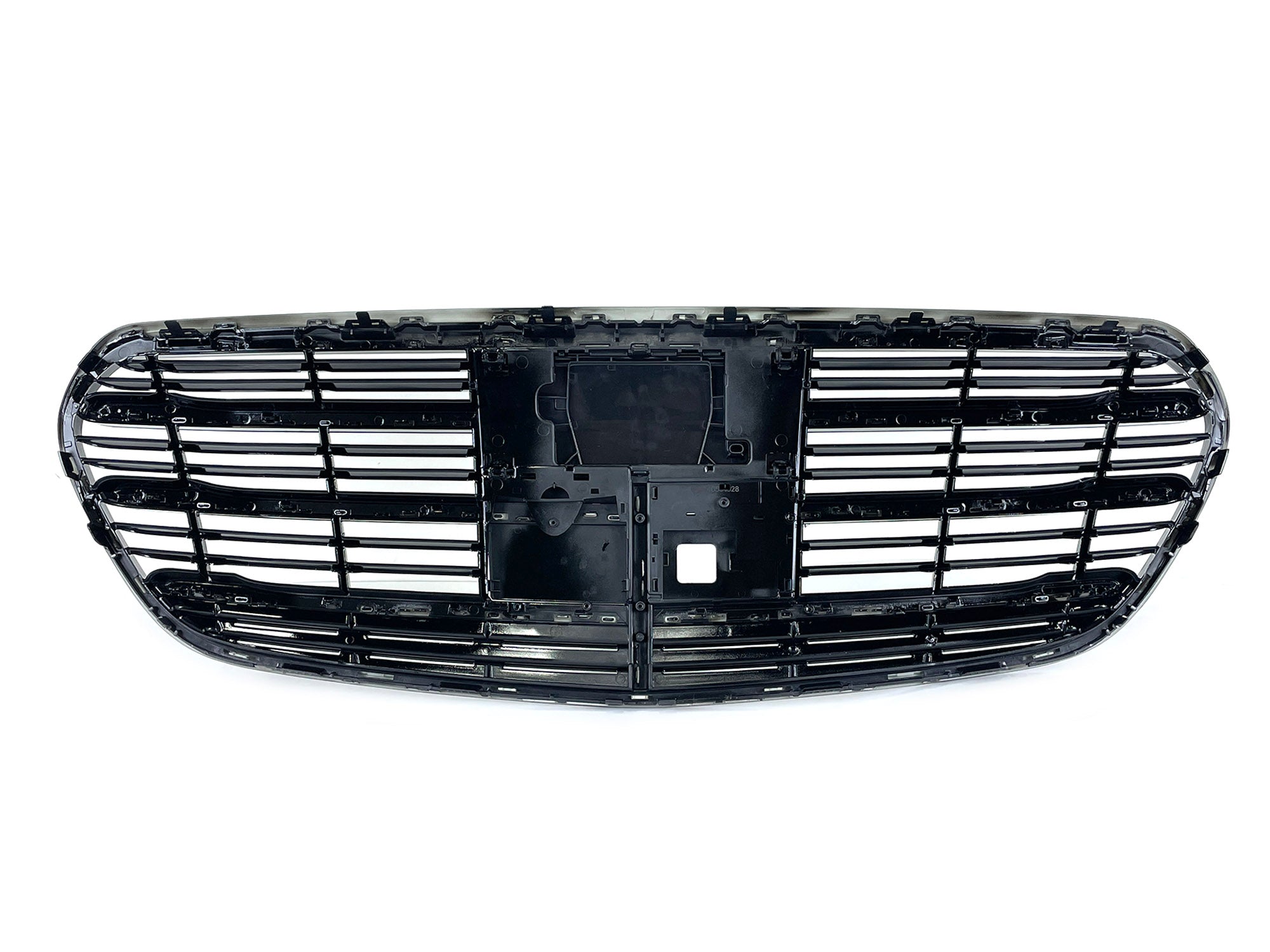 Schwarz Glanz Kühlergrill Frontgrill für Mercedes-Benz S-Klasse W223 Limo mit ACC ab20 fg300