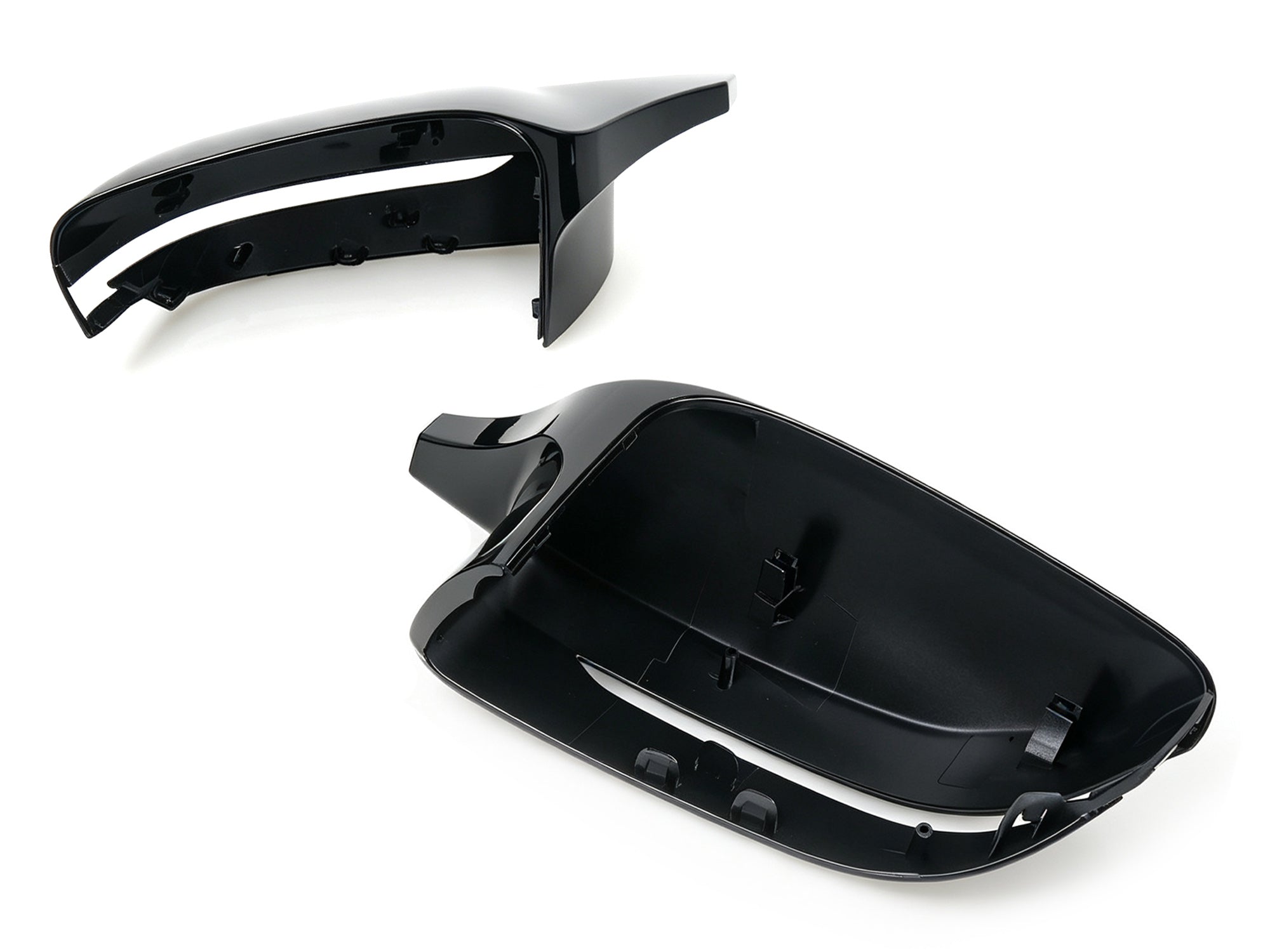 L+ R Schwarz Spiegelkappen Außenspiegel für BMW G42 G20 G21 G22 G23 G26 G30 G31 G11 G14 G15 G16