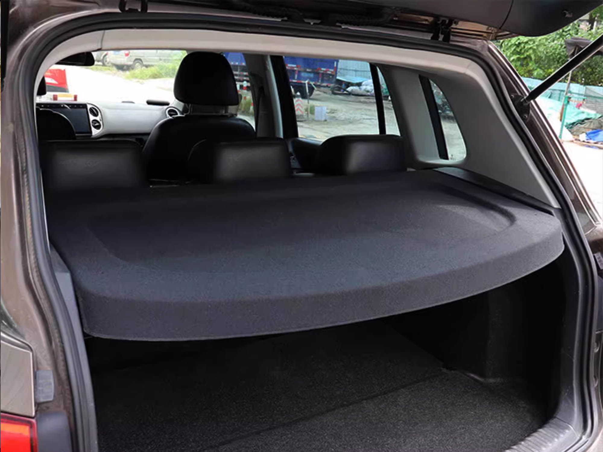 Für VW Tiguan 2007-2018 Schwarz Hutablage Laderaumabdeckung