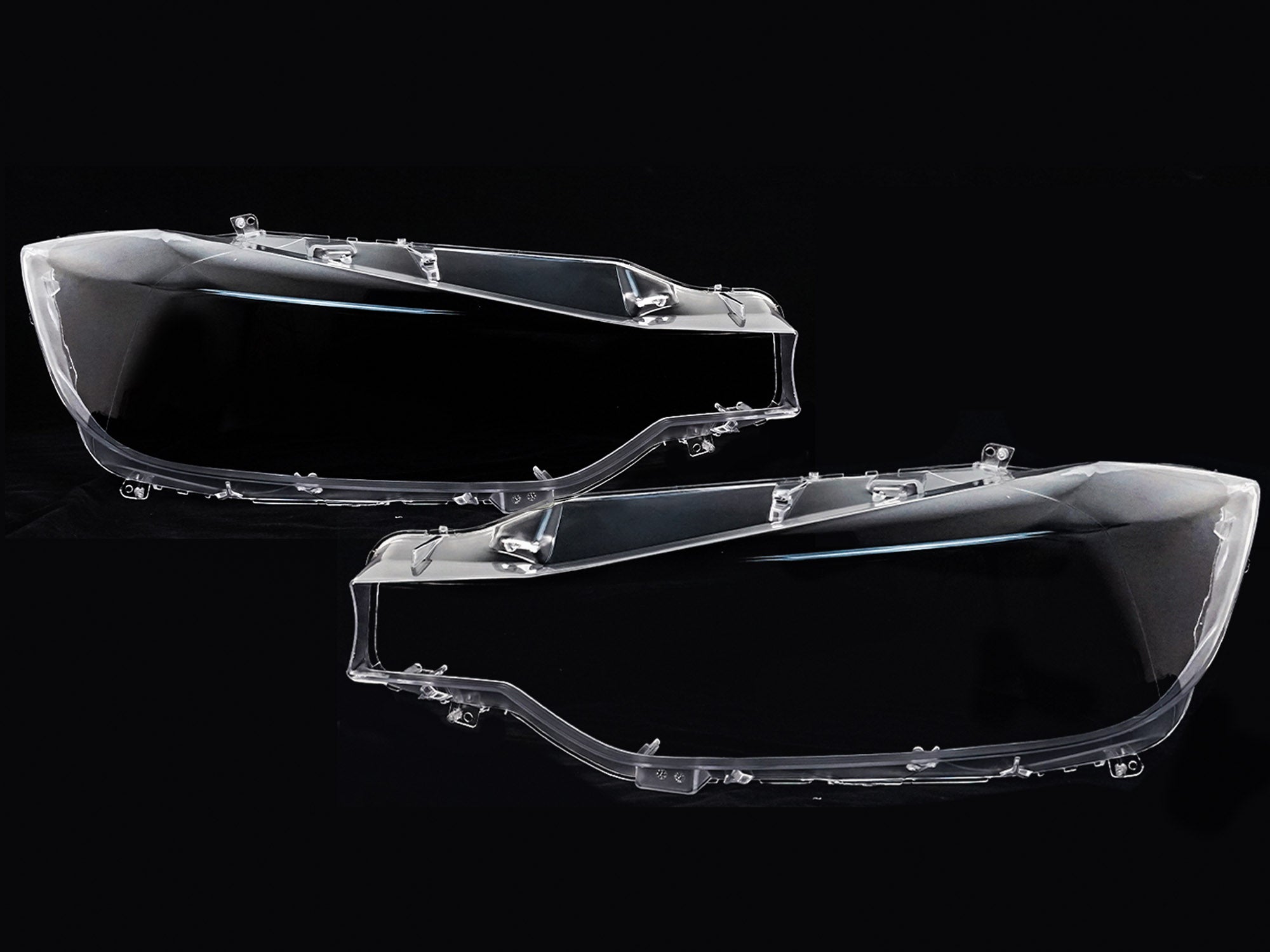 L+R Klar Scheinwerferglas Streuscheiben Für BMW 3er F30 F31 2012-2015 vor LCI