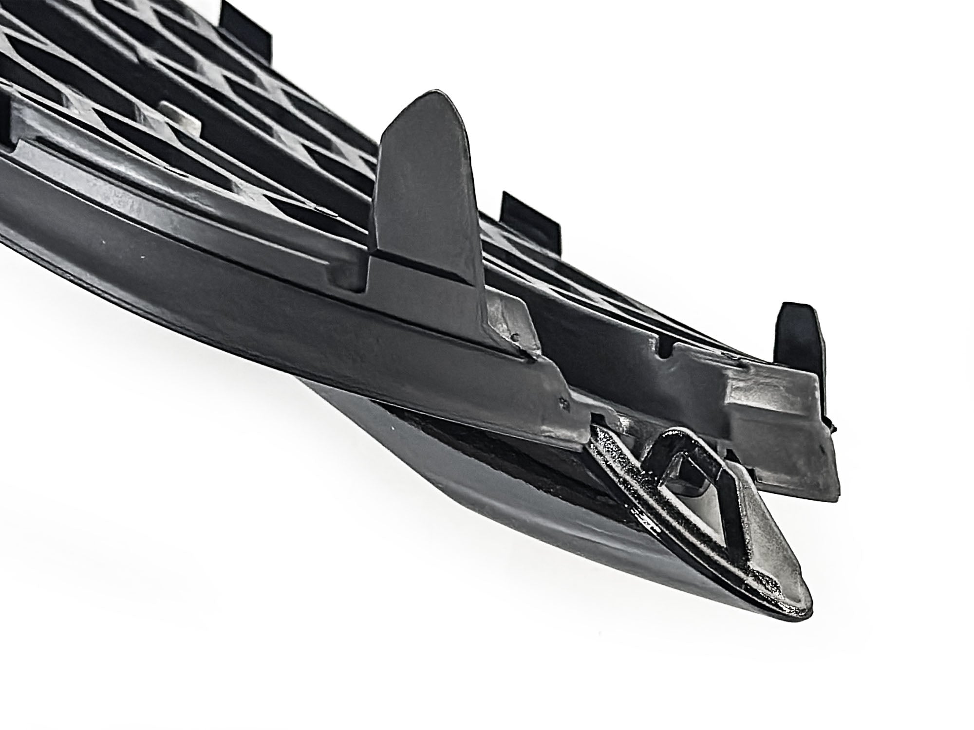 Lüftungsgitter Blenden Grill Gitter Schwarz für Audi A8 S8 D4 4H S-Line 13-17 MOPF mit ACC