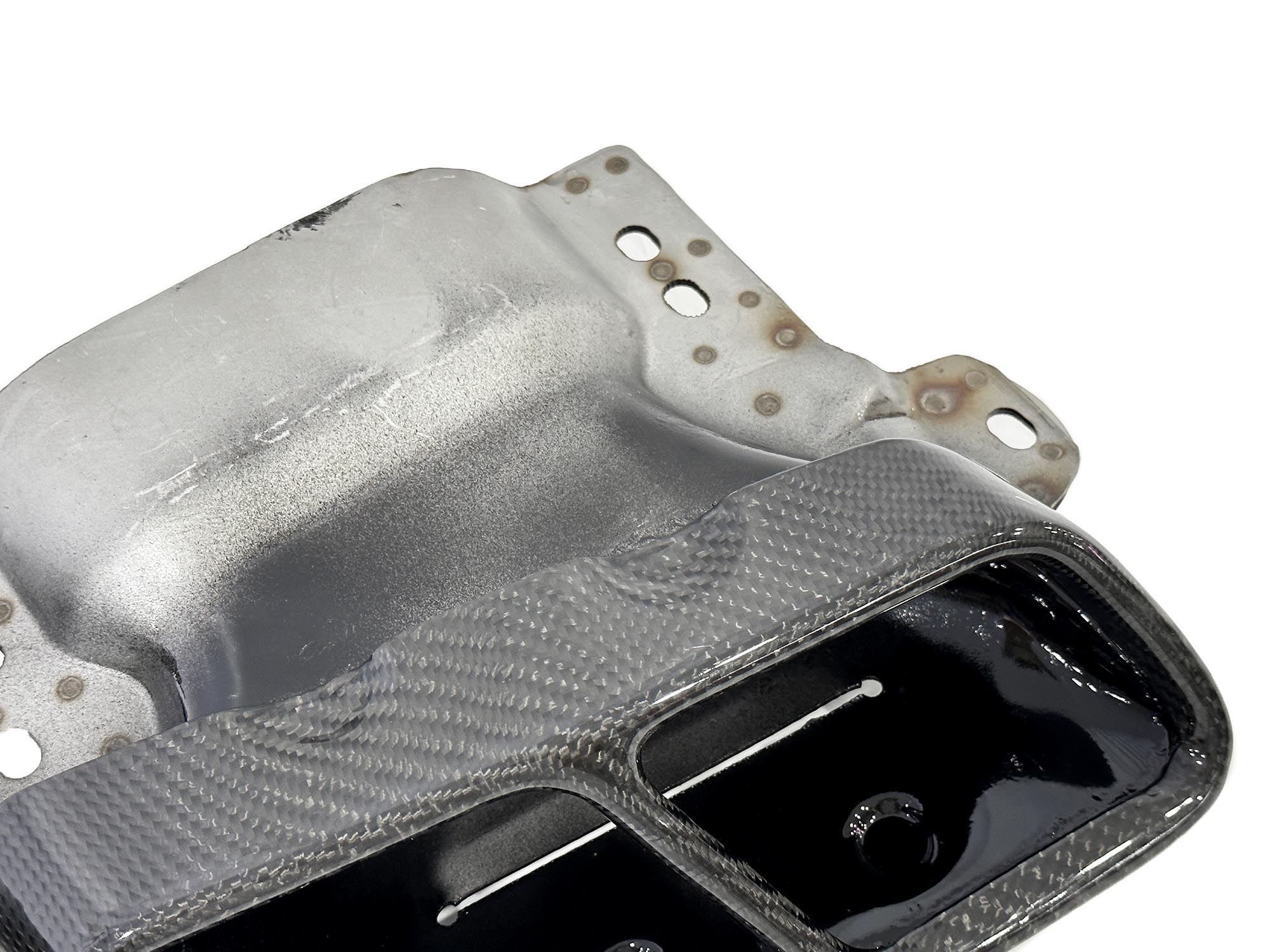 NEU Schwarz Carbon Auspuffblenden für Mercedes Benz W176 A45 AMG CLA 45 AMG C117 GLA45 AMG et249