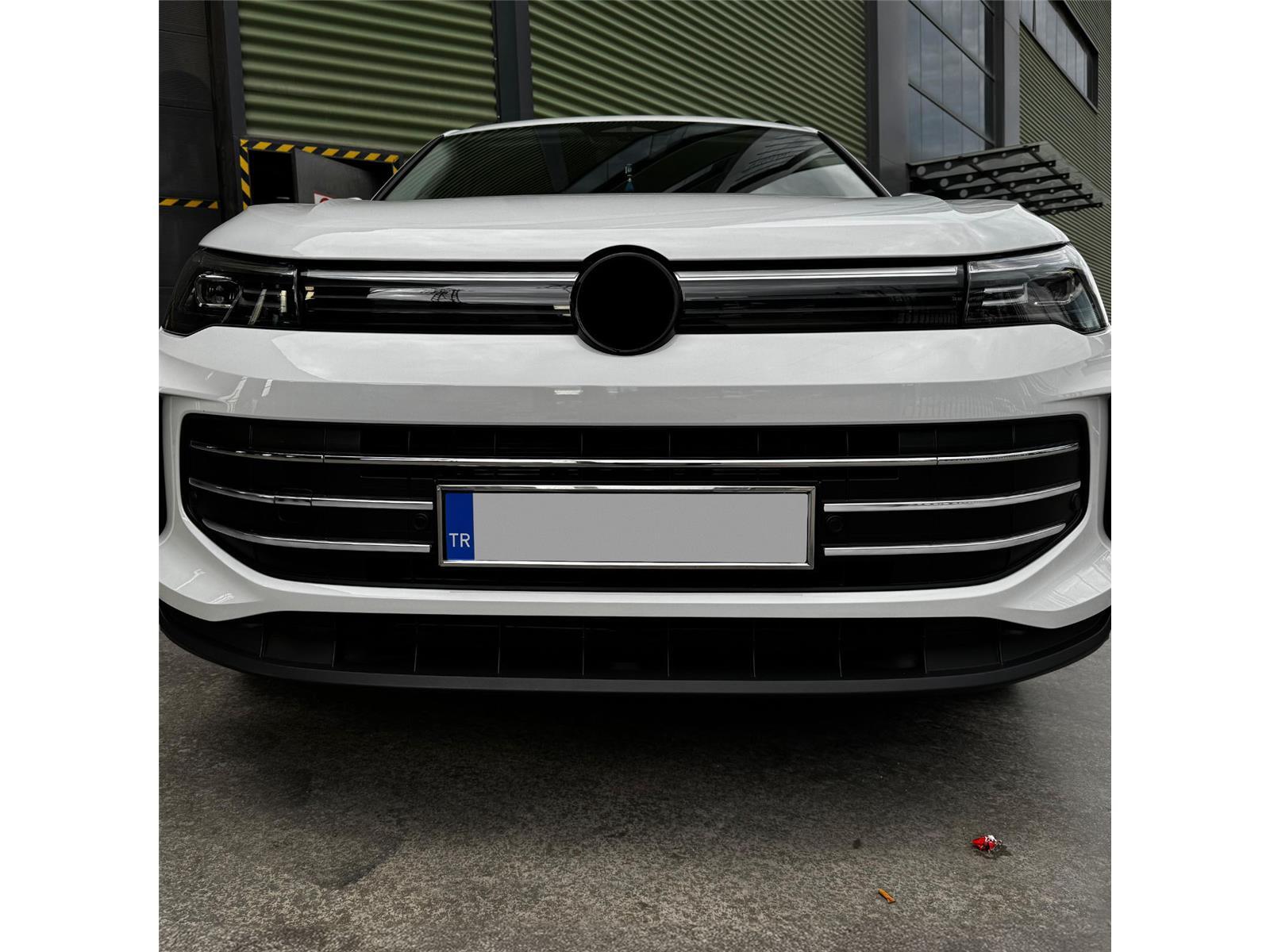 Für VW Tiguan 3 Kühlergrill Leisten ab 2024 Zierleisten Grillleisten 6 tlg