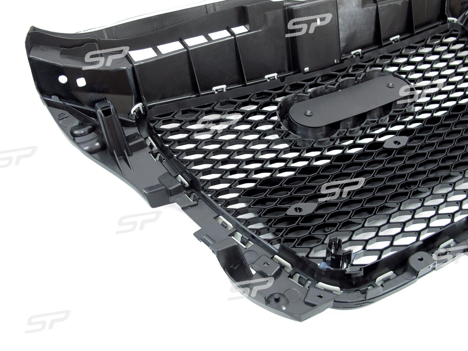 Wabengrill Kühlergrill Front Grill Schwarz für AUDI A3 8P S3 2008-2013 fg86