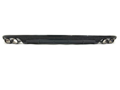 Schwarz Glanz Diffusor Auspuff für AUDI A6 Heckdiffusor C7 4G mit Seriens. MOPF 15-18