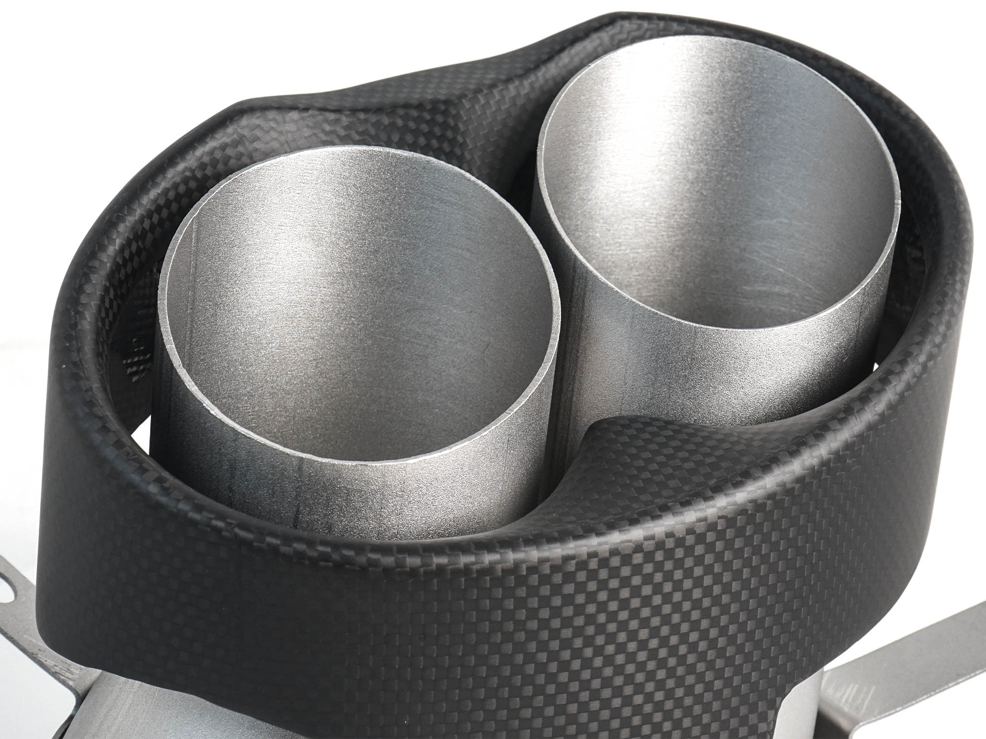 NEU Matt Carbon Fiber Endrohr Auspuffblenden Blende für AUDI RS4 RS5 RS6 RS7 Stoßstange et265