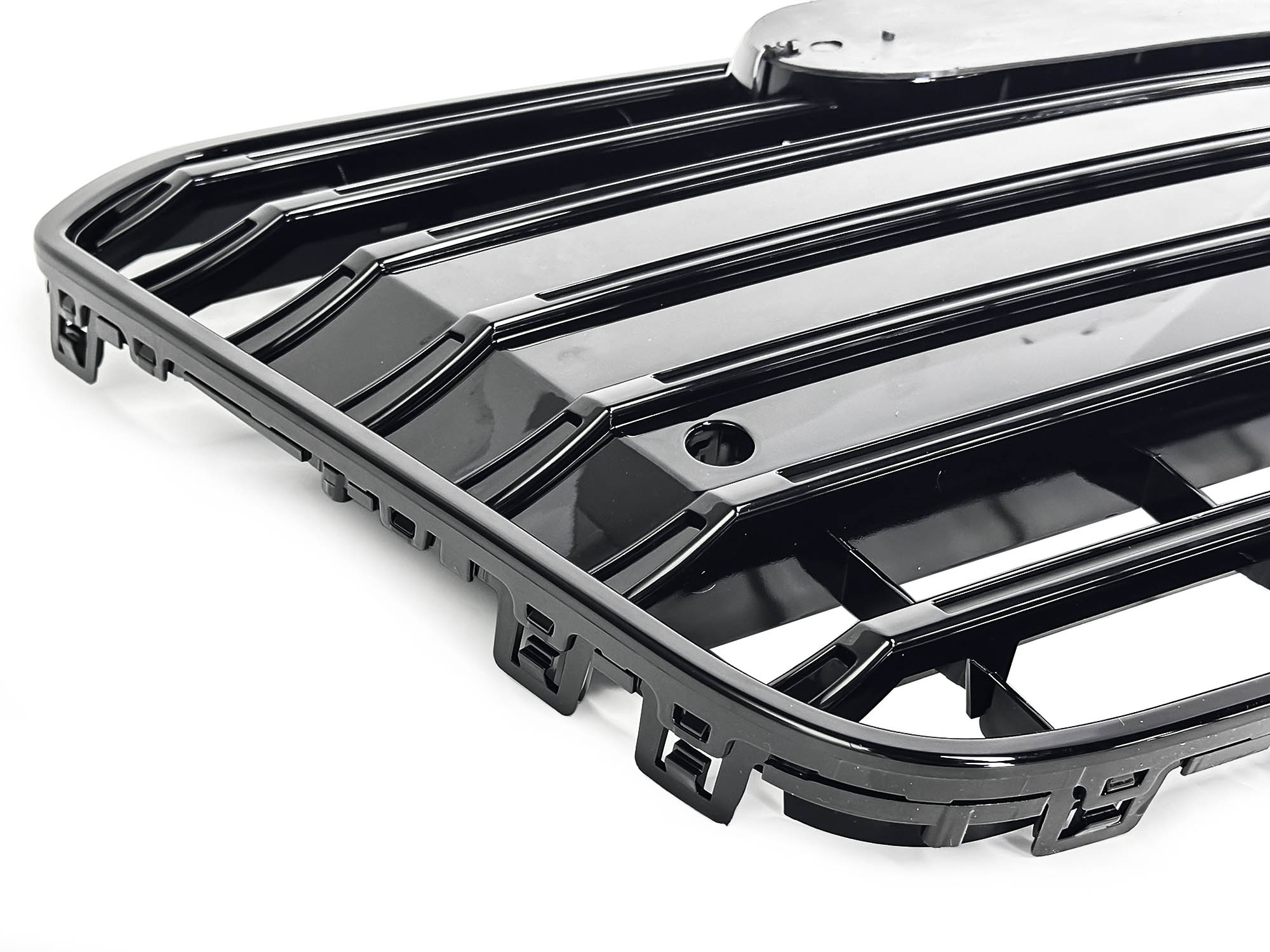 Schwarz Glanz Kühlergrill Grill für AUDI A6 C7 S6 4G Limo Avant 11-14 vor MOPF
