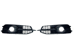 Lüftungsgitter Blenden Grill Gitter Schwarz für Audi A6 C7 S Line 2011-2014