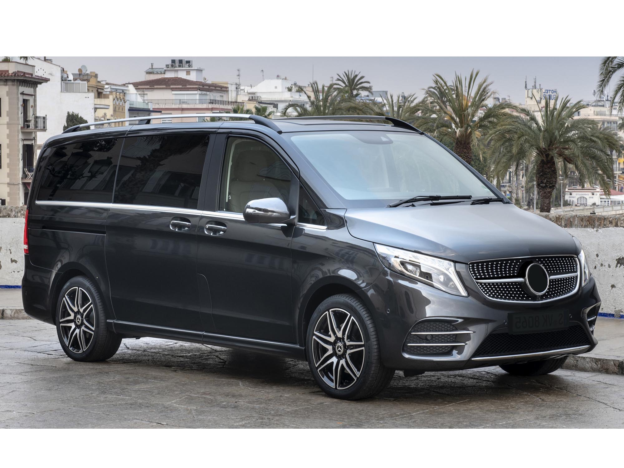 Silber Diamant Front Grill Kühlergrill für Mercedes Benz V Klasse W447 2014 2015 2016 2017 2018 2019